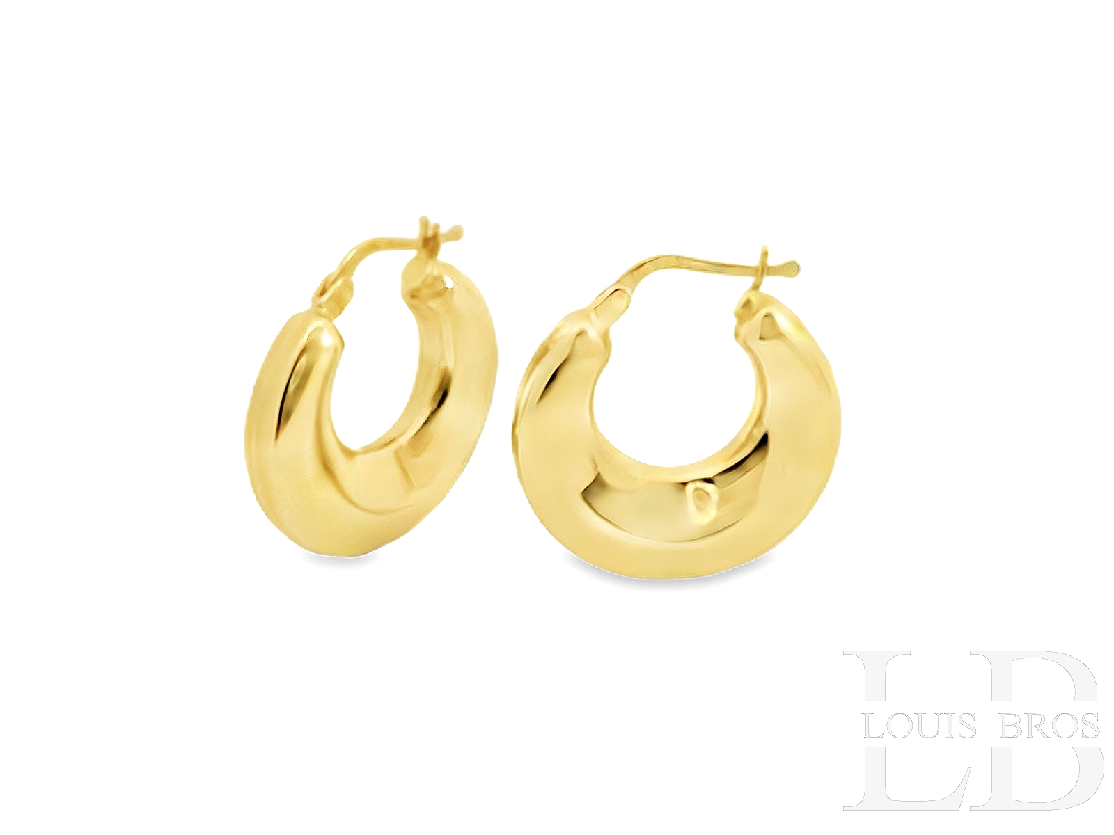 Deze prachtige 14 karaat geelgouden oorringen (4.51 gr) hebben een modern en verfijnd design, perfect voor de vrouw die houdt van eigentijdse elegantie. Het strakke en stijlvolle ontwerp combineert tijdloze luxe met een frisse, moderne uitstraling. De hoogglans afwerking zorgt voor een prachtige glans, terwijl de stevige scharniersluiting zorgt voor een comfortabele en veilige pasvorm. Deze oorringen zijn ideaal voor zowel dagelijks gebruik als speciale gelegenheden en vormen een stijlvolle aanvulling op elke sieradencollectie.