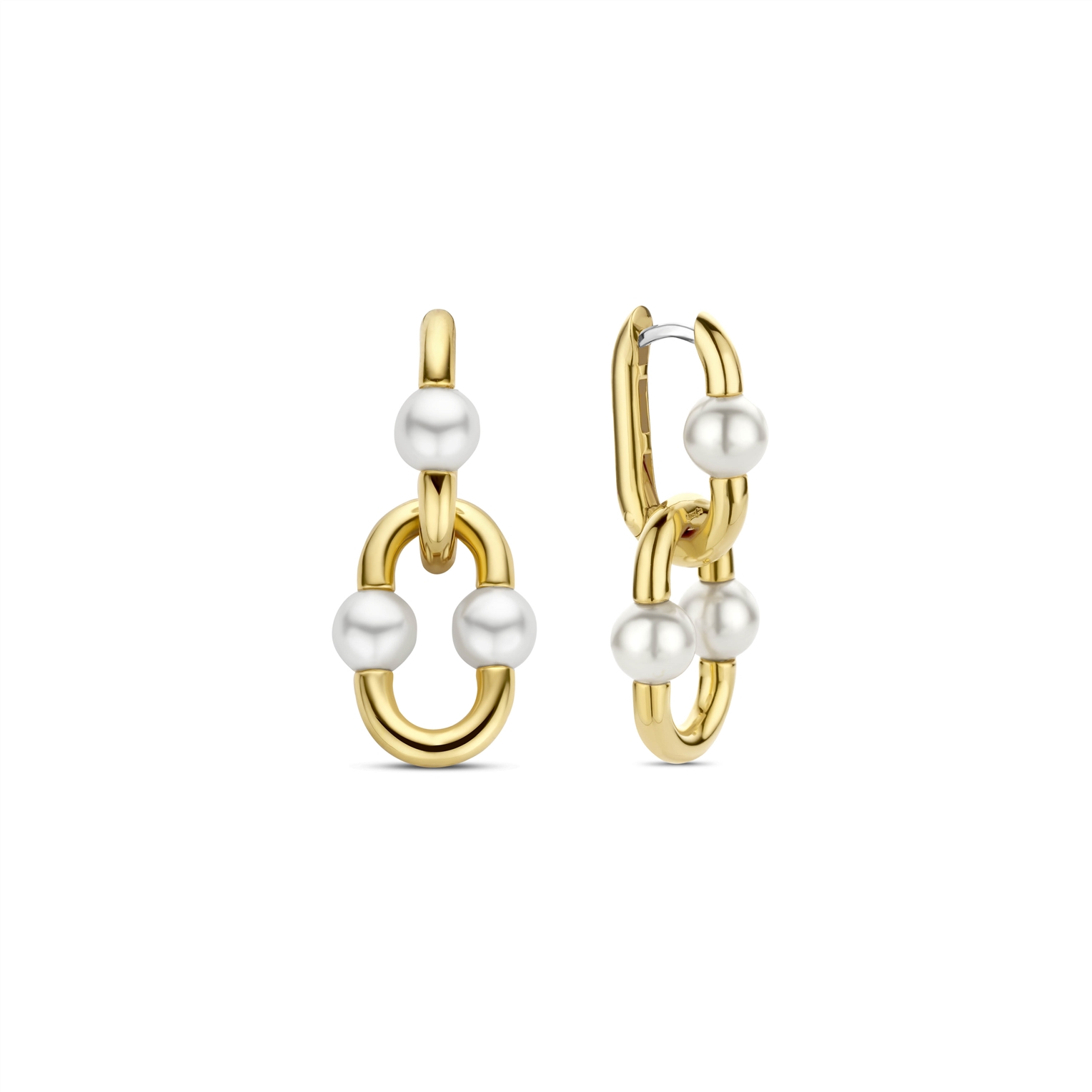 Deze TI SENTO - Milano Oorbellen 7916YP zijn gemaakt van Zilver gold plated. De kleurstelling van deze oorbellen zijn Wit (Letter). Alle TI SENTO - Milano producten worden geleverd in een luxe geschenkverpakking.