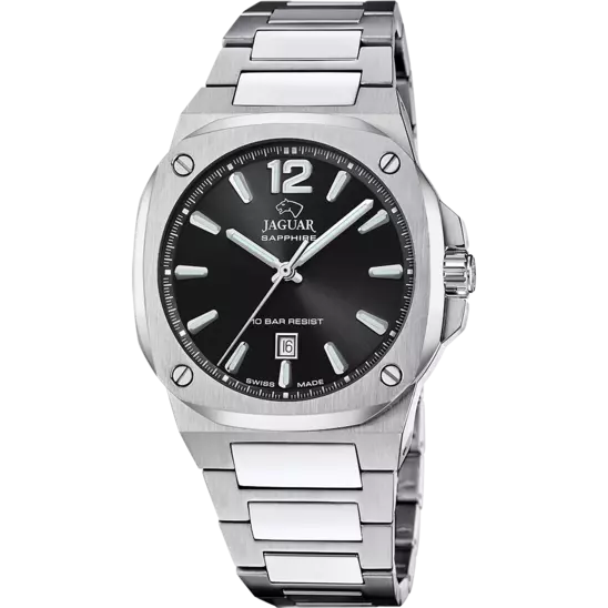De J1024/3 is een stijlvolle horloge met de volgende kenmerken: het is een polshorloge met een diameter van 41 mm, heeft een datumnotatie, een zilverkleurige band en een roestvrijstalen kast. Draag deze elegante horloge het beste bij formele en zakelijke gelegenheden voor een verfijnde en tijdloze look.
