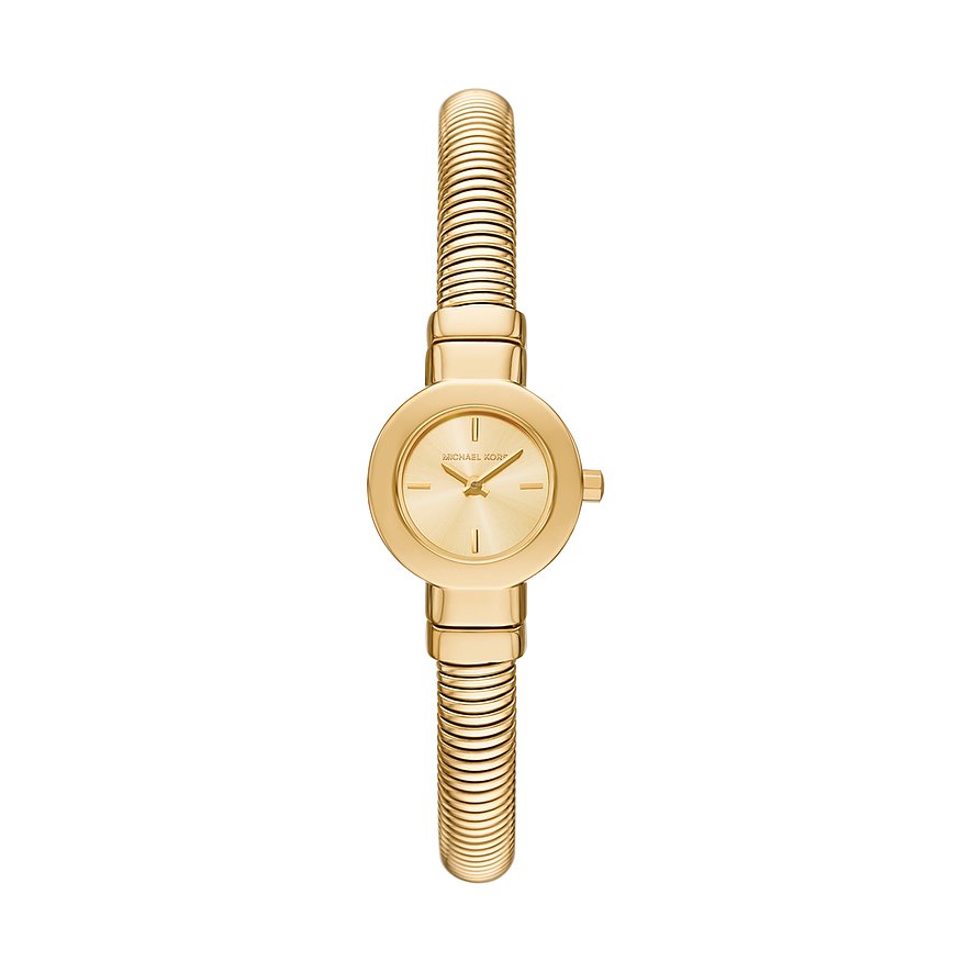 De Michael Kors horloge MK7527 is een elegante polshorloge voor zowel formele als casual gelegenheden. Met zijn verfijnde ontwerp voegt het een vleugje luxe toe aan elke outfit. Draag deze horloge op de linkerpols voor comfort en stijl. Perfect te combineren met zakelijke kleding of een chique weekendlook voor een stijlvolle uitstraling.