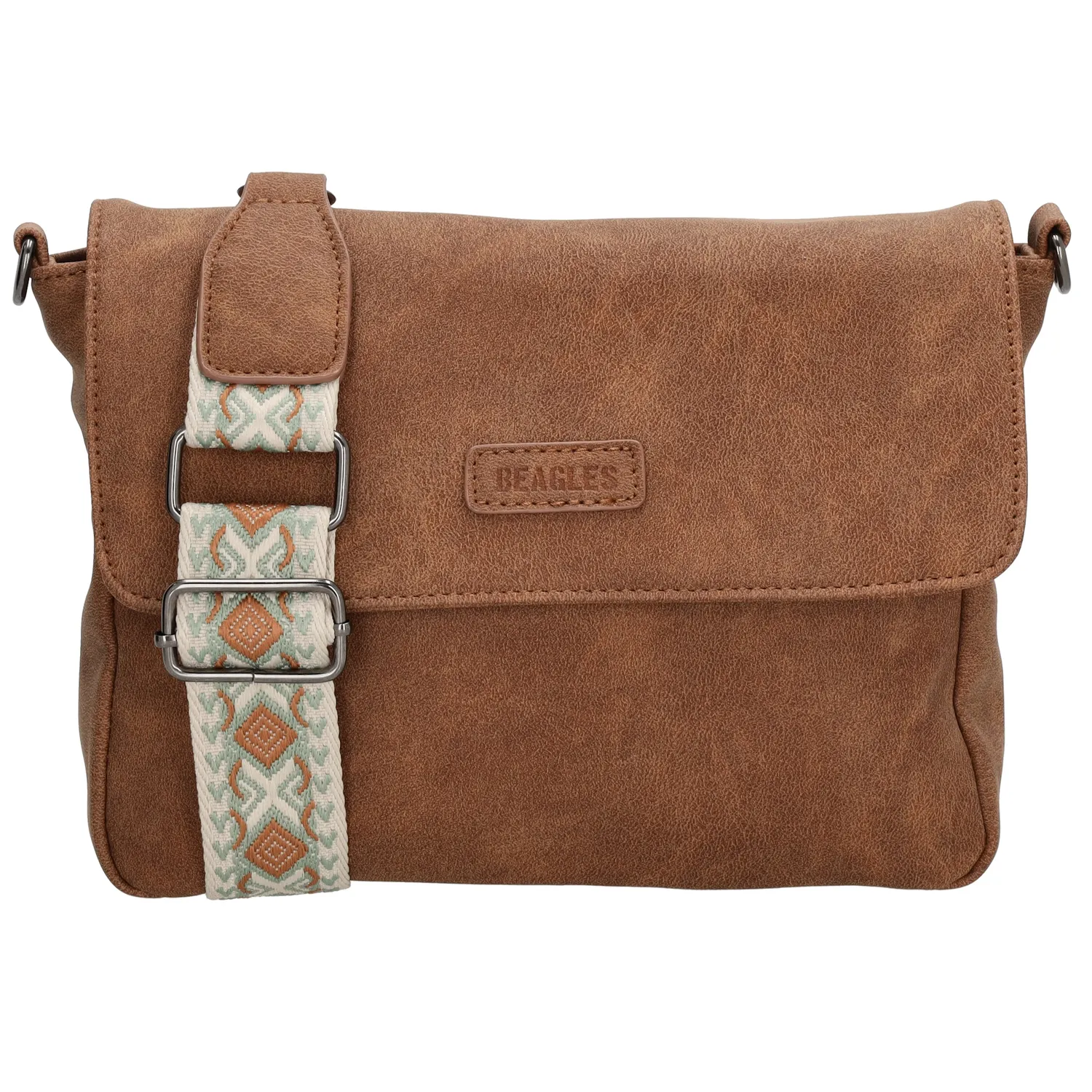 Deze schoudertas van Beagles is een must have voor elke vrouw. Deze schoudertas voor dames biedt een elegant en praktisch ontwerp. Het hoofdvak en achtervak zijn beide voorzien van een ritssluiting, waarbij het hoofdvak extra beveiligd is met een overslagsluiting. Binnenin vind je een handig telefoonvakje. De verstelbare, gekleurde schouderband zorgt voor een vleugje kleur aan een outfit. Met deze tas maak je de look van jouw klant compleet.

De eigenschappen van deze schoudertas zijn:

Hoofd- en achtervak met ritssluiting
Extra overslagsluiting
Verstelbare, gekleurde schouderband
Speciaal telefoonvak binnenin