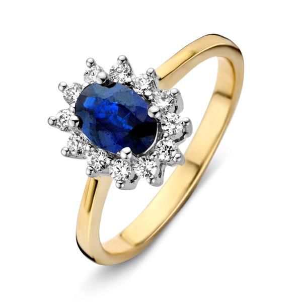 Ring bicolor briljant Maat 56