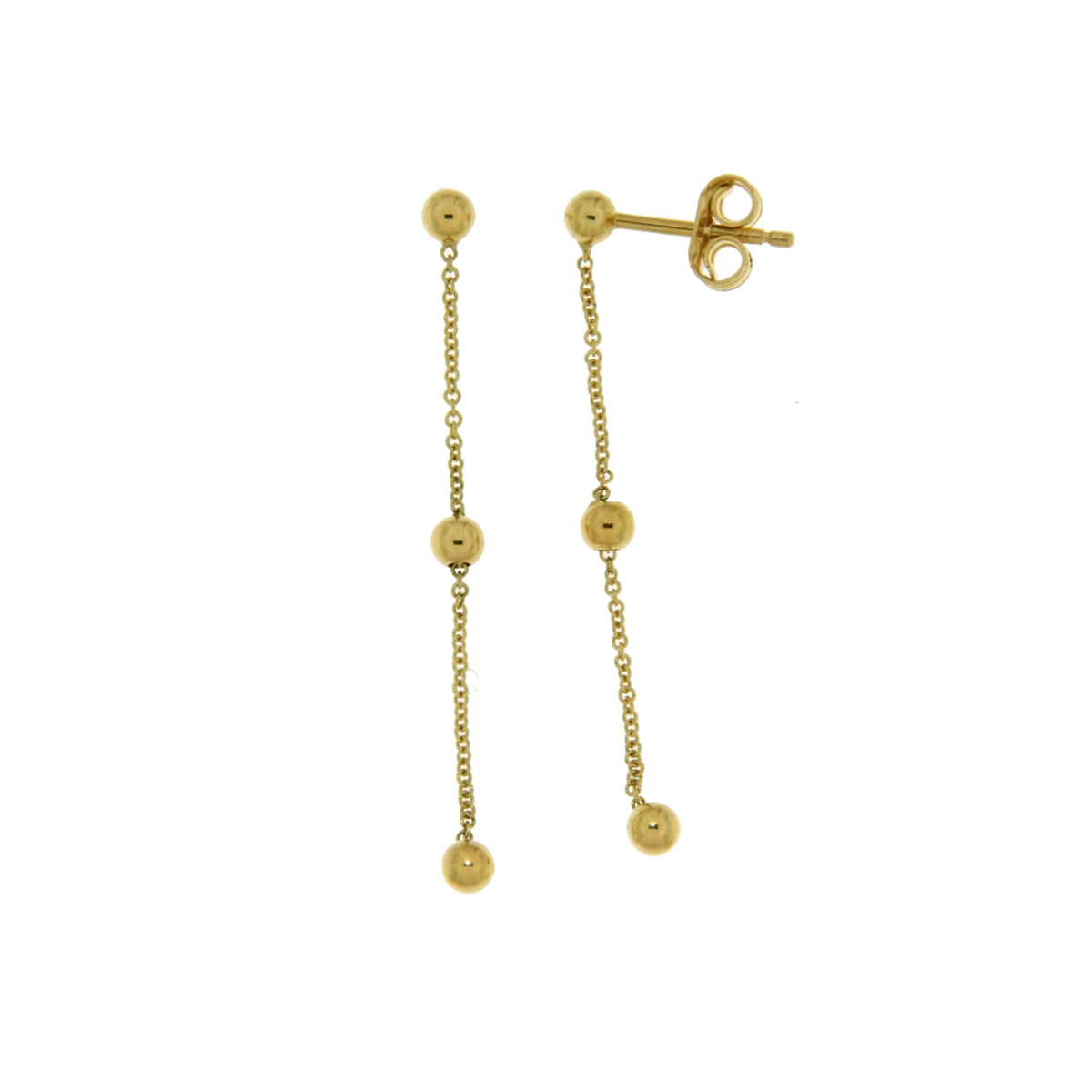 oorhangers geelgoud 18Kt