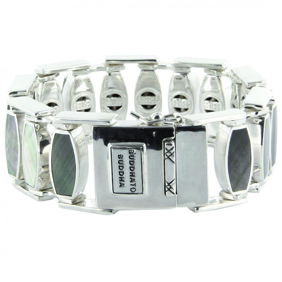 Buddha to Buddha - 013BL/18.5cm/Aleyna black bracelet, 18.5cm