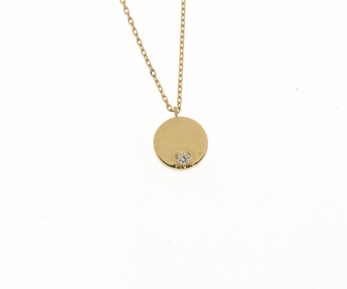 hanger bicolor 18Kt 