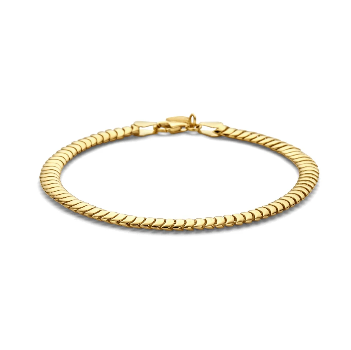 Swing  Geelgoud Armband