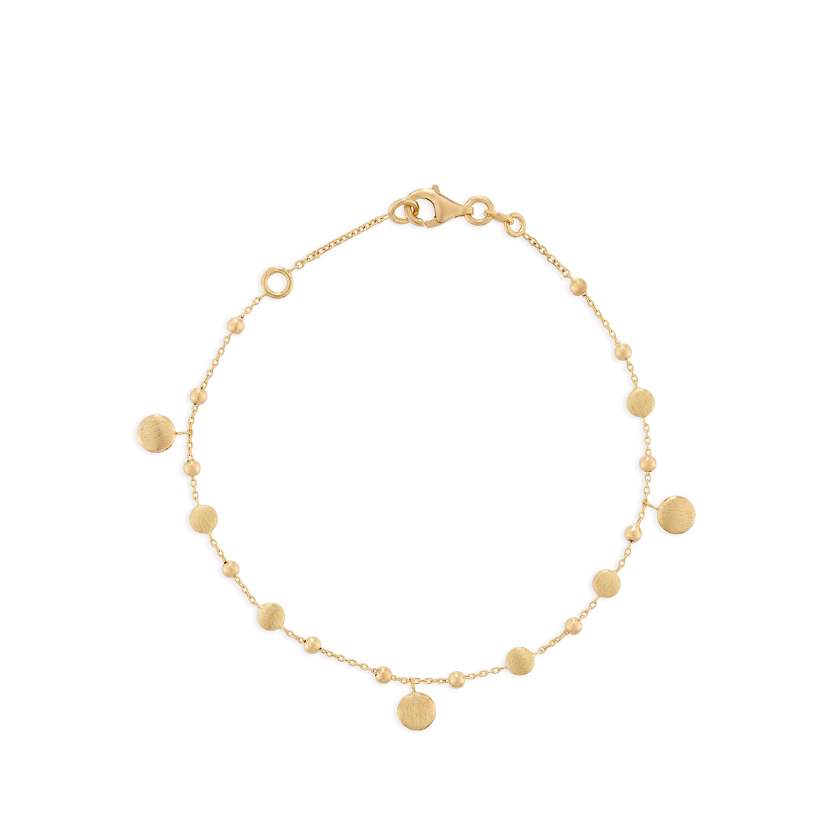  Jewels Gouden Collier met ronde plaatjes