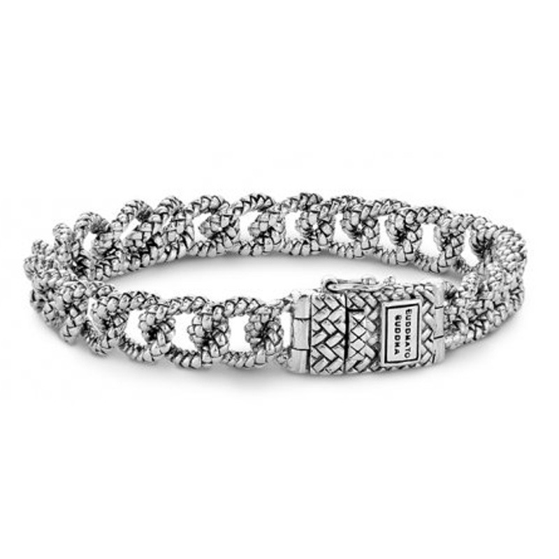 Buddha to Buddha - J075/D/Chris Edgar Texture XS Bracelet Silver, 18cm - 001K010750106