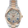 Het Guess Connoisseur GW0265G13 herenhorloge is een uniek model dat modern design combineert met klassieke functionaliteit. De zilverkleurige roestvrijstalen envelop is 42 mm breed, wat het een solide karakter geeft. De grijskleurige wijzerplaat is bedekt met mineraal glas, wat het beschermt tegen beschadigingen. Het horloge is gemaakt van een roestvrijstalen armband, die, gecombineerd met roségoud, een harmonieus geheel vormt, waardoor het er erg aantrekkelijk uitziet. Waterbestendigheid tot 50 meter maakt het mogelijk om het te gebruiken in verschillende omstandigheden, en het quartz uurwerk zorgt voor comfortabel gebruik. Dit is een uitstekende keuze voor mannen die een stijlvol en functioneel horloge om hun pols willen hebben.