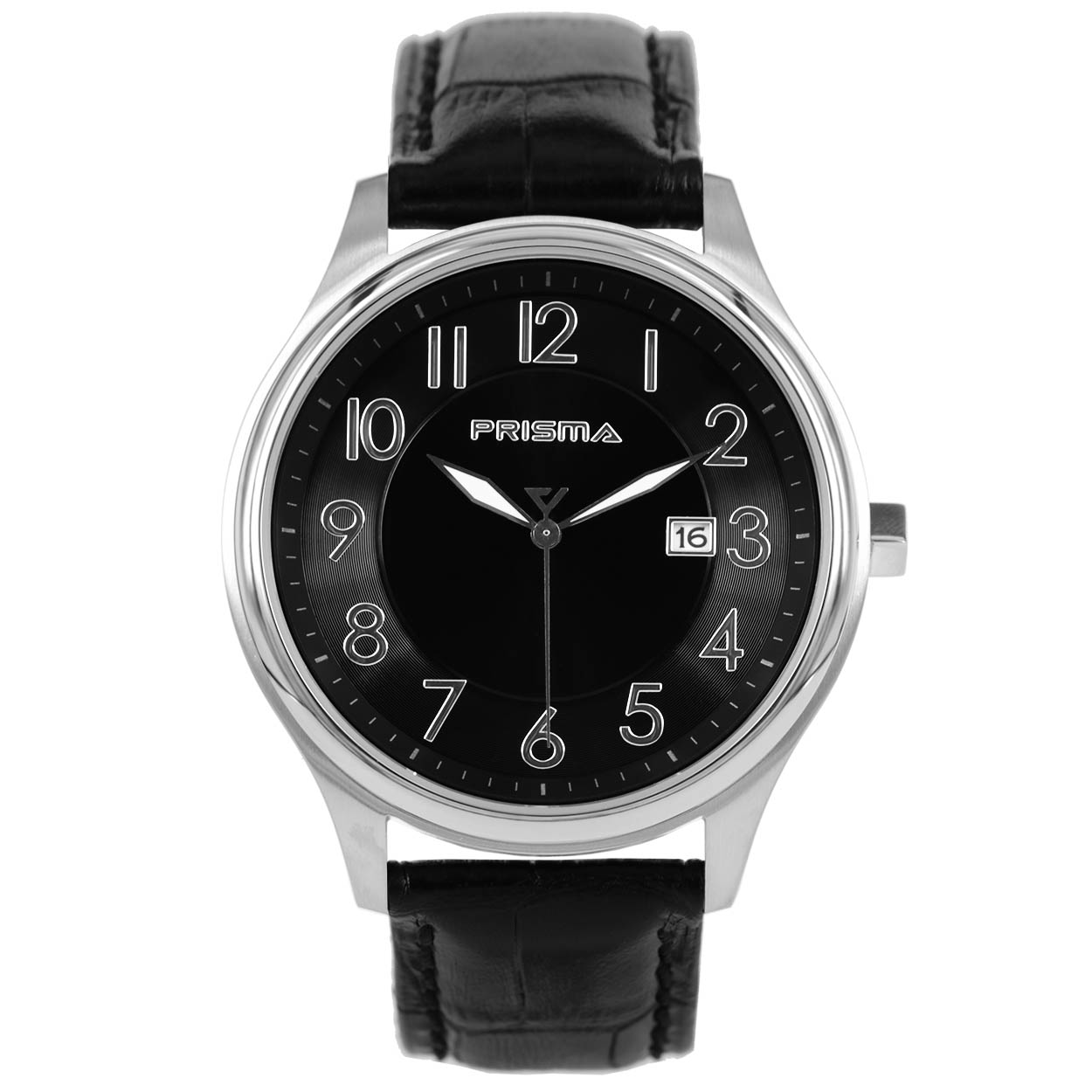 jpc 12446 377 33W133242 
Saffierglas
Kast Breedte: 45mm
Kast dikte: 10mm
Kast materiaal: All Stainless
Uurwerk: Miyota met datum
Waterdichtheid: 5bar
Horlogeband: Zwart leer met  3Fold clasp
Maat aansluiting band: 22mm
Wijzerplaat: Zwart met zilver aanduiding
Licht functie: Glow in the dark
EAN: 8716667029224

code: catz