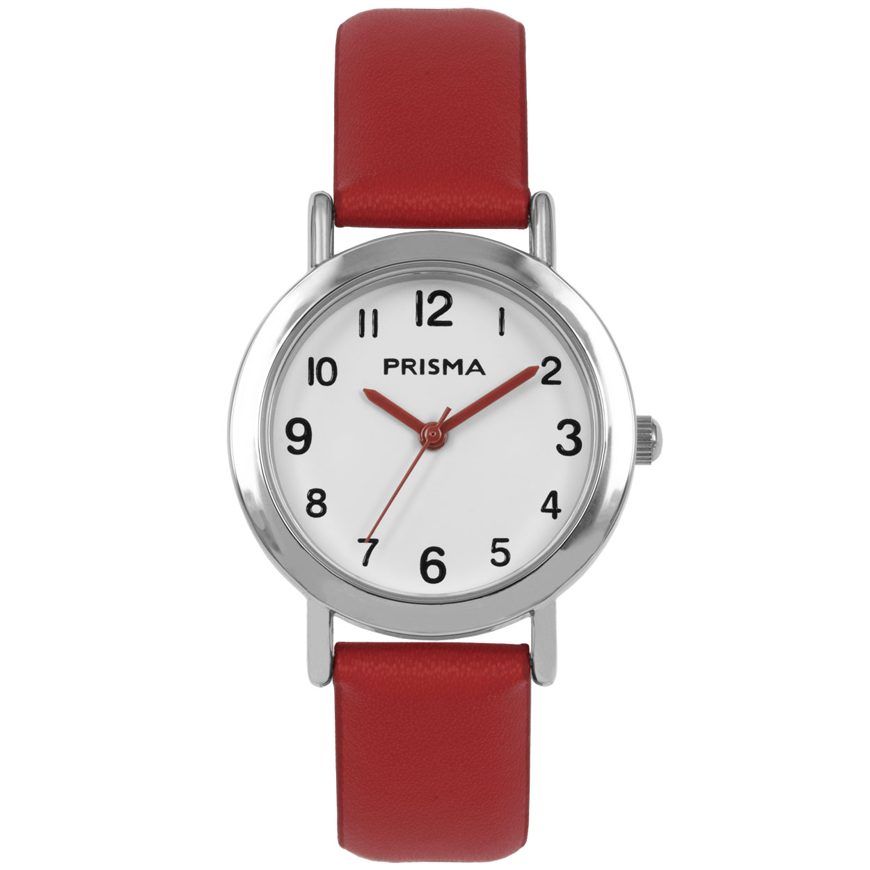 Algemeen
Geslacht: meisjes
Model: CW.357

Voordelen
- band PU leder rood
- wijzerplaat wit met zwarte cijfers (arabisch)
- duidelijke tijdsweergave
- spat waterdicht: handenwassen, regen
- quartz
- maat kast 29mm (breedte) 8mm (dikte)