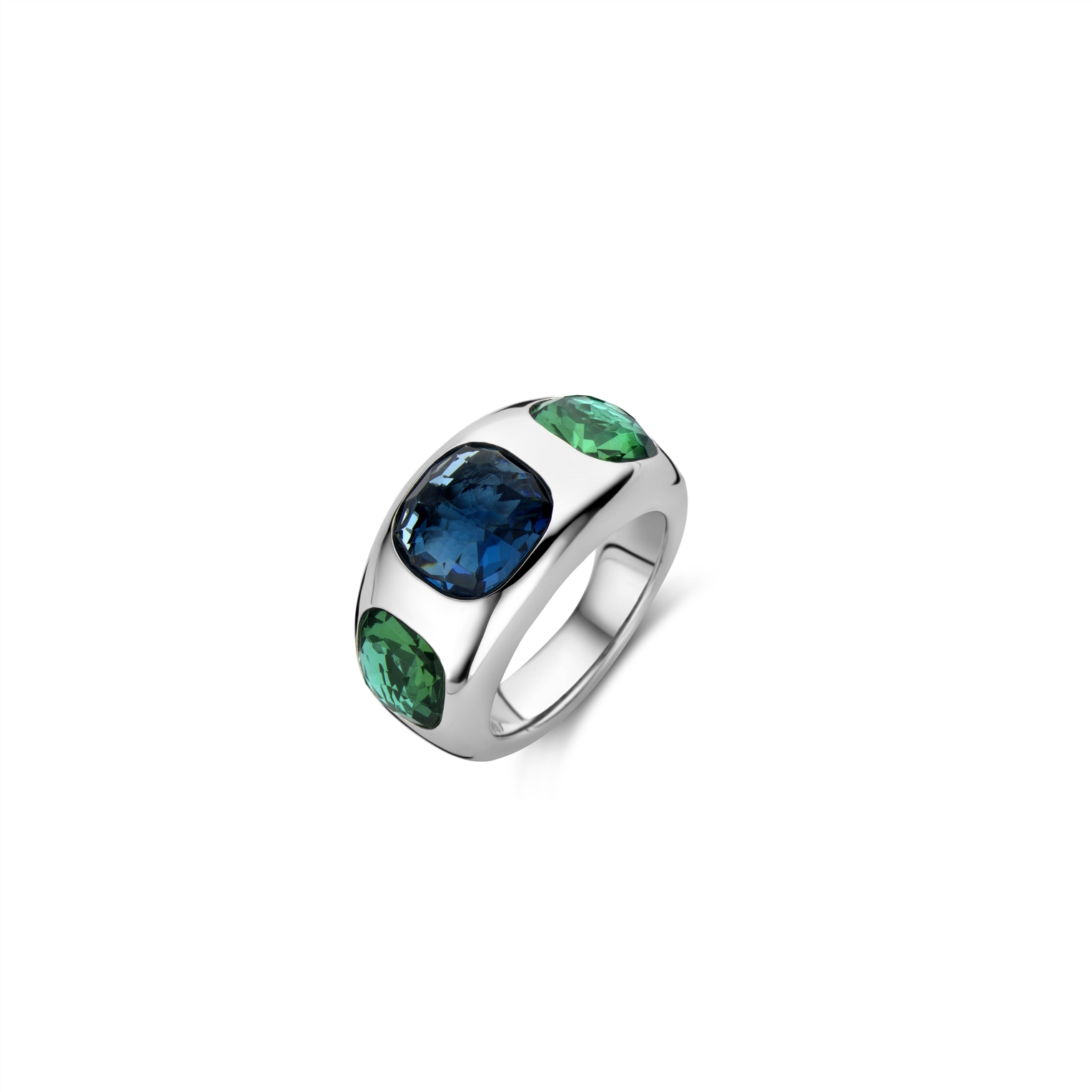 De TI SENTO - Milano Ring 12285DB is gemaakt van Zilver platina verguld. De kleurstelling van deze ring is Blauw. Alle TI SENTO - Milano producten worden geleverd in een luxe geschenkverpakking.