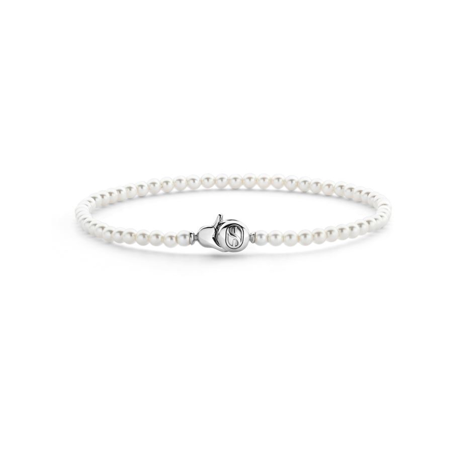 Deze TI SENTO zilveren parelarmband 2965PW pronkt met een reeks glanzende witte parels. De armband is zorgvuldig vervaardigd uit premium 925 sterling zilver en vervolgens geplateerd met een prachtige platina laag om te beschermen en stralend te houden. Parels zijn onze eeuwige favorieten die de tand des tijds echt doorstaan. Voeg een vleugje van hun chique en vrouwelijke stijl toe aan je look. Het extra veilige slot van de armband is ontworpen om dit sieraad altijd bij je te kunnen houden. Combineer het met andere armbanden om je eigen unieke armparty te creëren. Al onze armbanden zijn nikkelvrij en hypoallergeen.