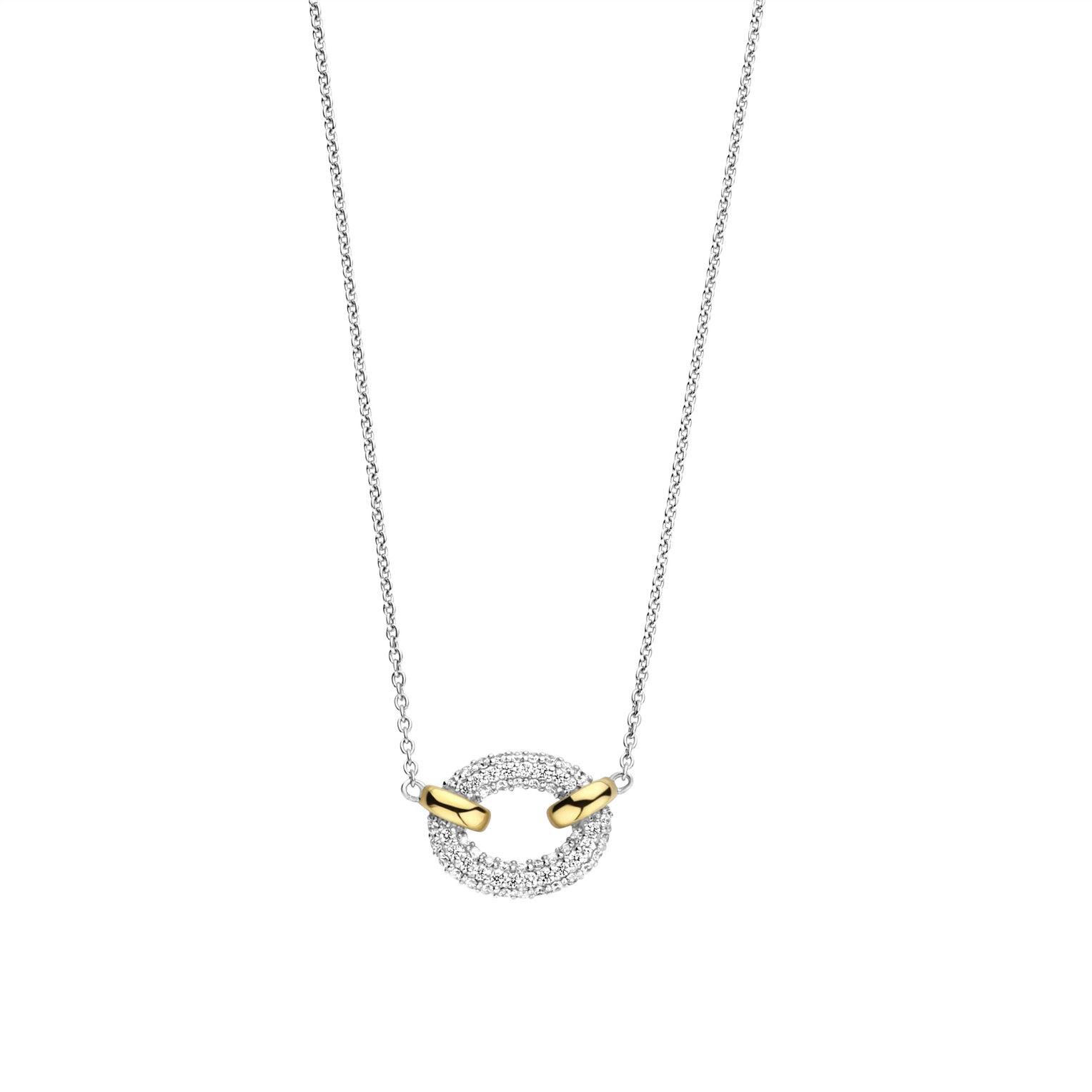 Dit TI SENTO - Milano Collier 34026ZY is gemaakt van Zilver gold plated. De kleurstelling van dit collier is Zirkonia met geel verguld. Alle TI SENTO - Milano producten worden geleverd in een luxe geschenkverpakking.