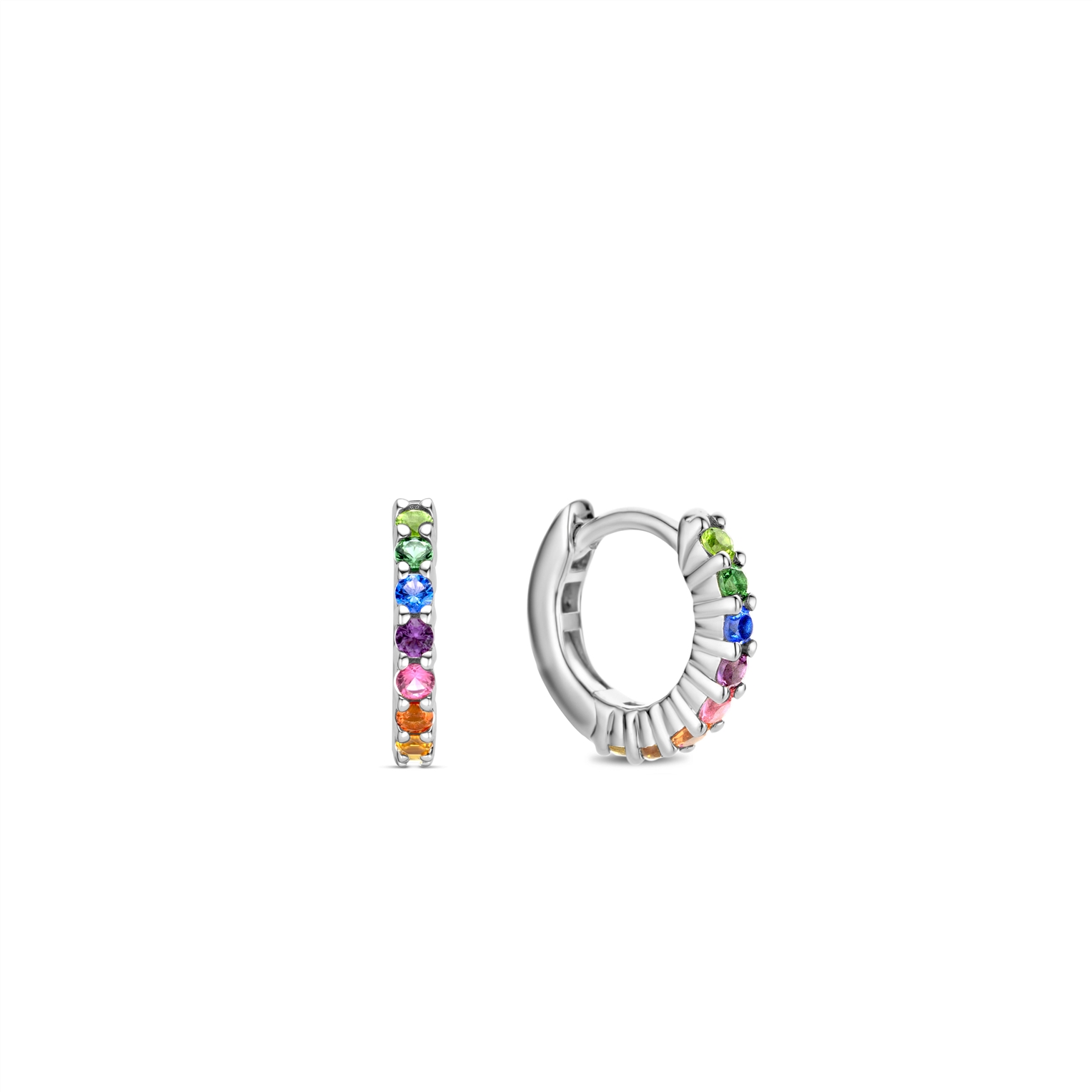 Deze TI SENTO - Milano Oorbellen 7906MC zijn gemaakt van Zilver platina verguld. De kleurstelling van deze oorbellen zijn Multicolour. Alle TI SENTO - Milano producten worden geleverd in een luxe geschenkverpakking.