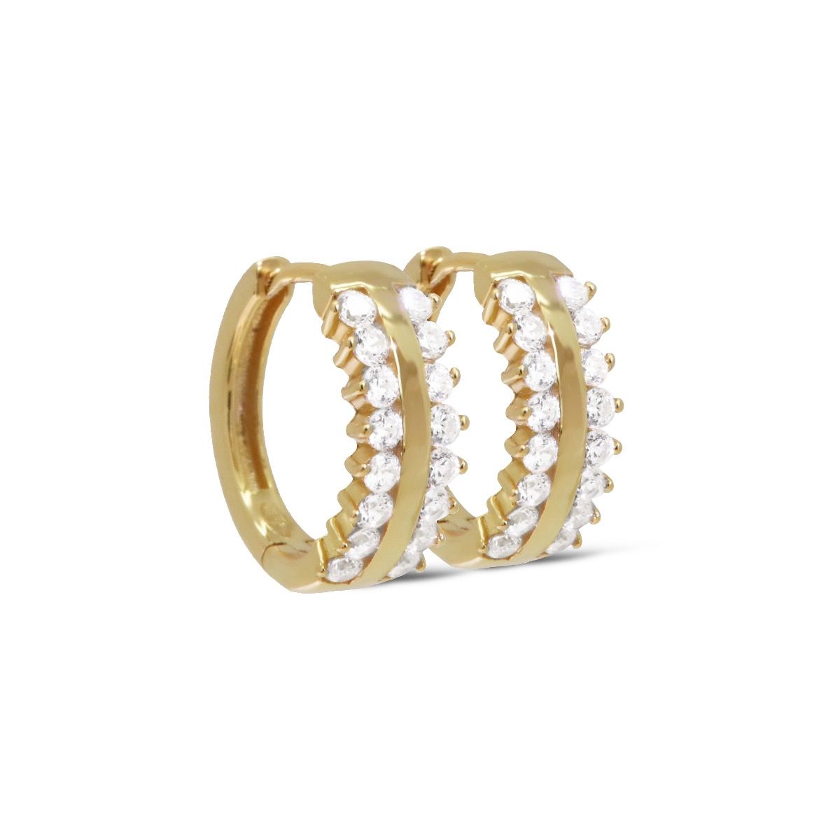 Karma Hinged Hoops NILE Goldplated 15MM H463GP