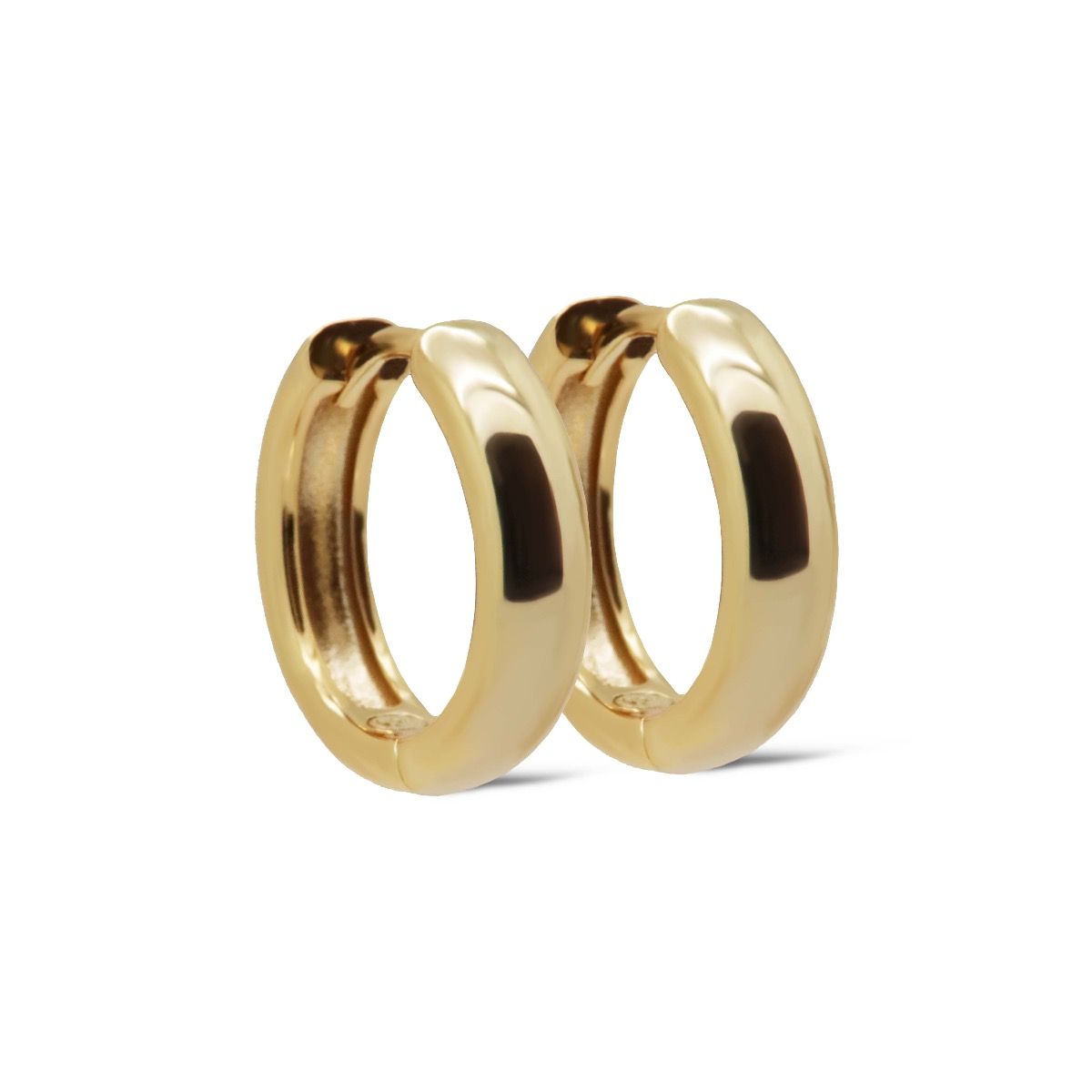 Karma Hinged Hoops Plain Luen 15mm GP