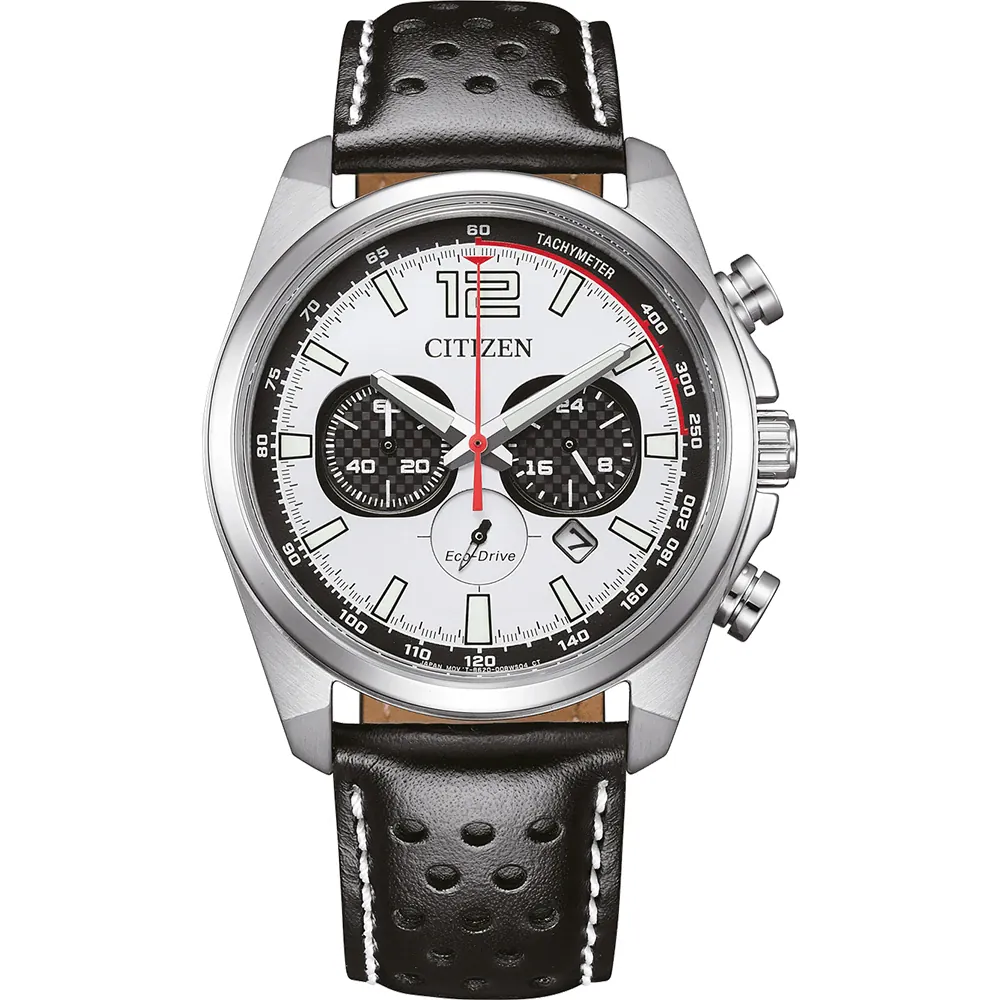 Dit Citizen horloge heeft een kast gemaakt van Roestvrijstaal met een diameter van 41 mm en is voorzien van een leren band. In de kast bevindt zich een Citizen kwaliteitsuurwerk en is afgewerkt met Mineraalglas.

Het horloge is 10ATM. Dit betekent dat het horloge geschikt is om mee te zwemmen. Verder wordt het horloge geleverd met 2 jaar garantie.