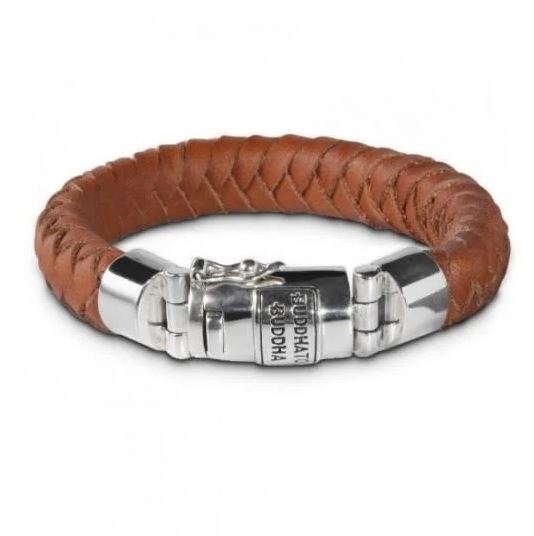 Buddha to Buddha - 544CO/E/Ben Leather Bracelet Cognac, 19cm - 001J055441812