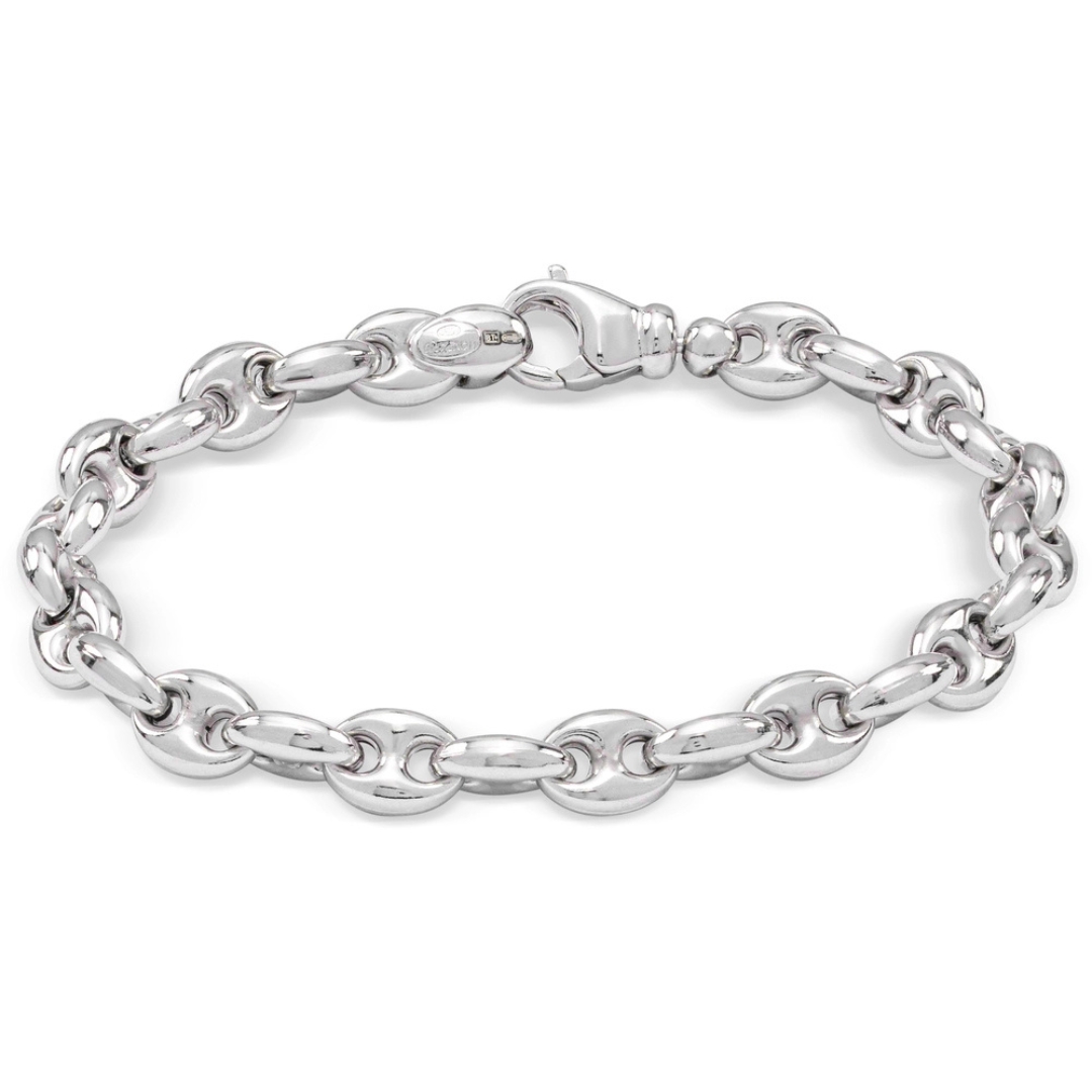 Monzario Gerhodineerd ARG 968-A Zilv. 7.5mm Koffieboon