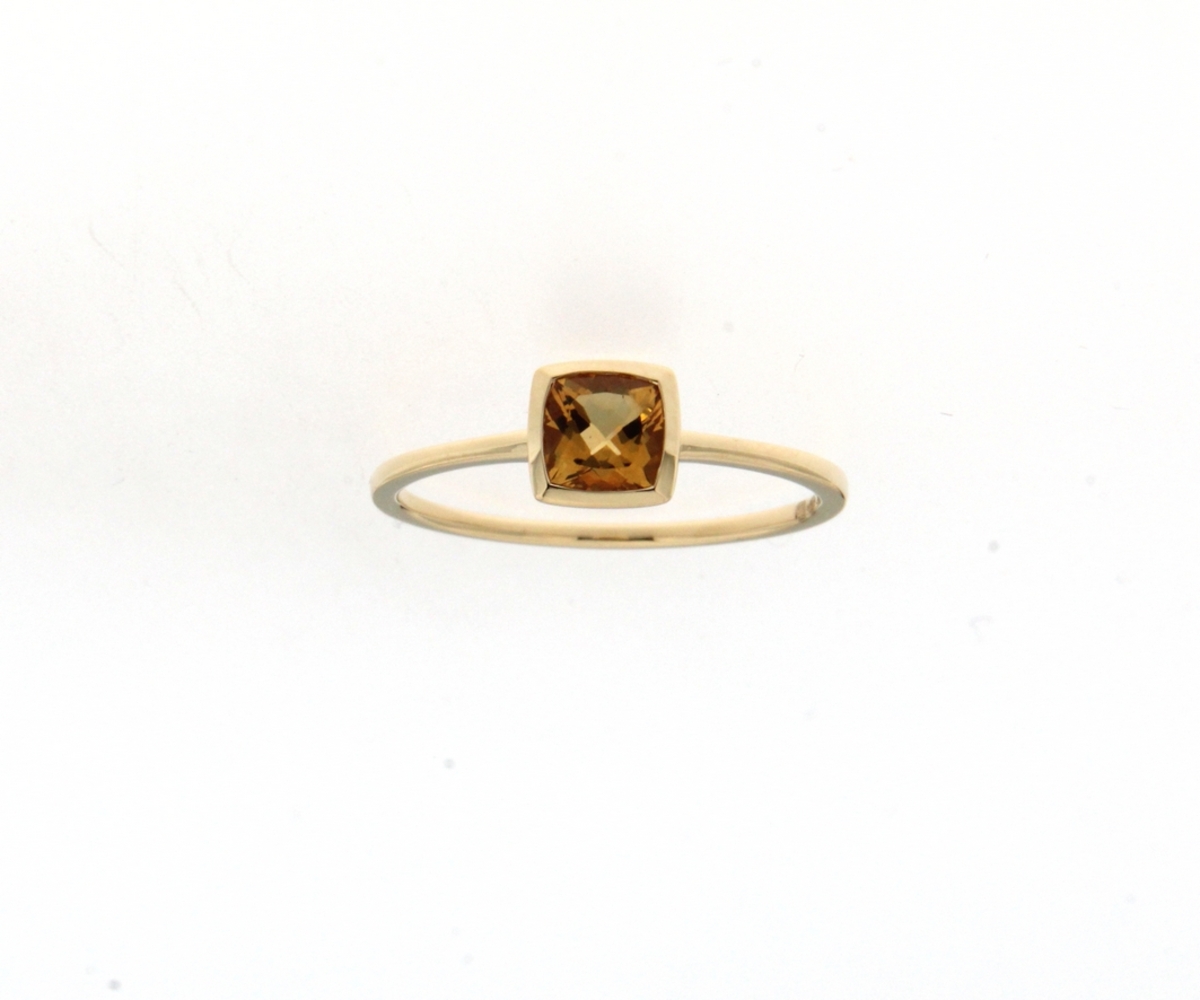 Ring geelgoud 18Kt met gele citrien
Verschillende kleuren mogelijk