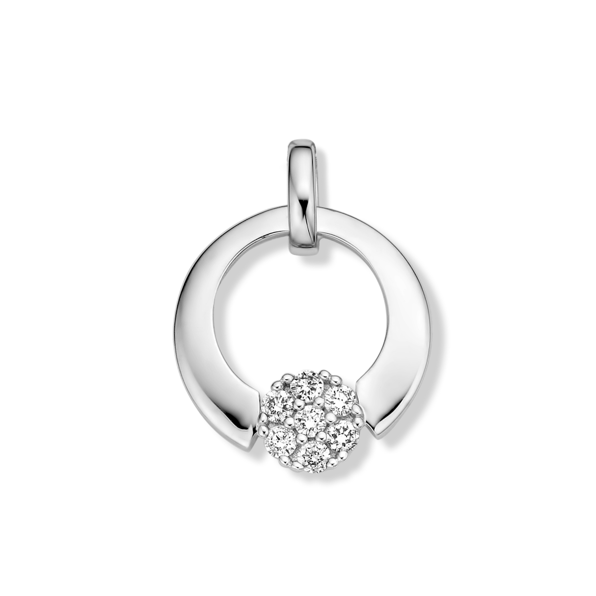 hanger 18Kt met diamant