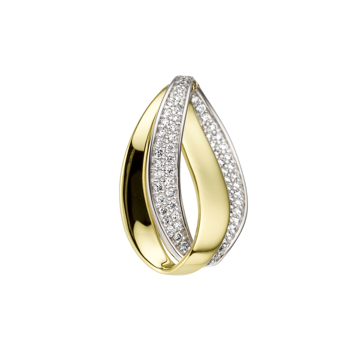 hanger 18Kt met diamant