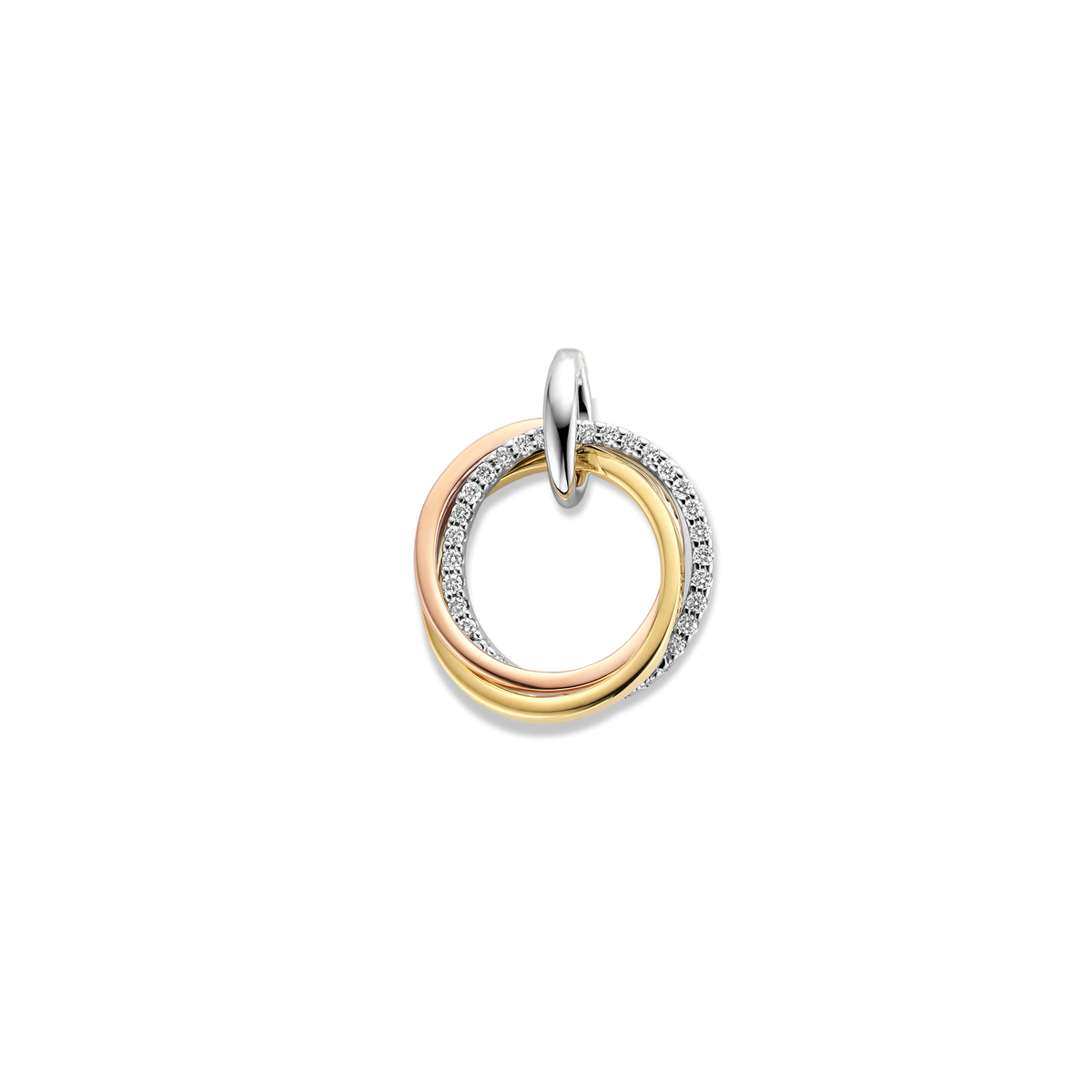 hanger 18kt met diamant