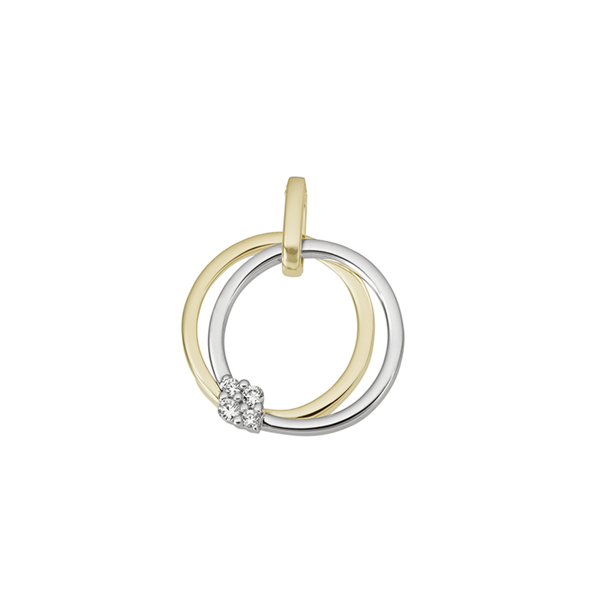 hanger 18kt met diamant