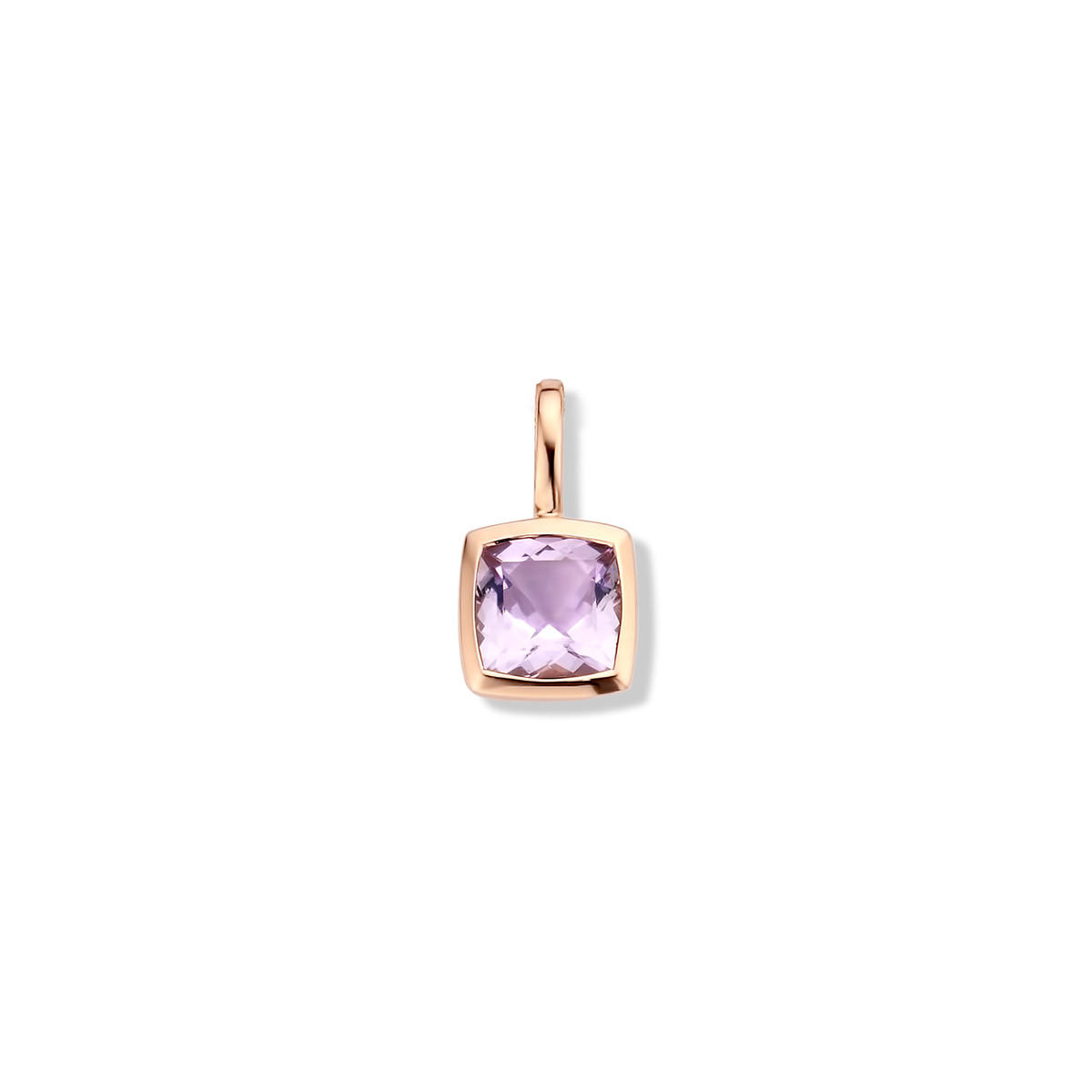 hanger 18kt met amethyst