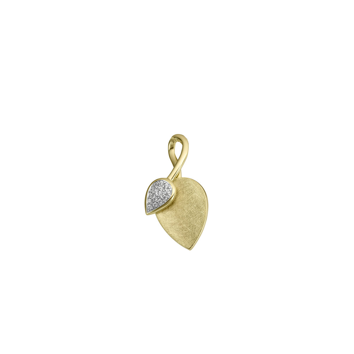 hanger 18kt met diamant