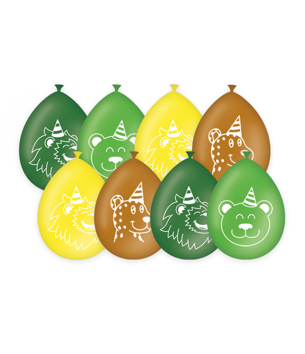 Een feestje met als thema Jungle kan niet zonder de leuke jungle ballonnen van Paper Dreams. Deze ballonnen zijn gemaakt van latex.