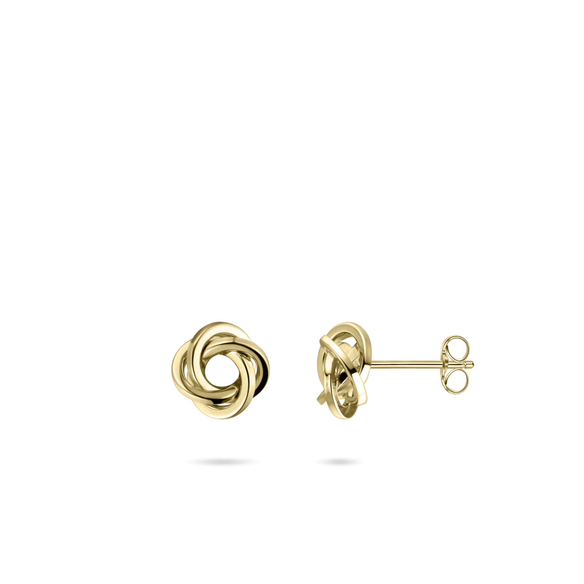 Word bewonderd voor je voorbeeldige smaak. Maak een uitzonderlijk statement met deze stijlvolle 14K gouden knoopoorbellen - een verfijnde metgezel die elke speciale look moeiteloos verbetert. Stroom door de nacht met de tijdloze allure van deze klassieke oorbellen.