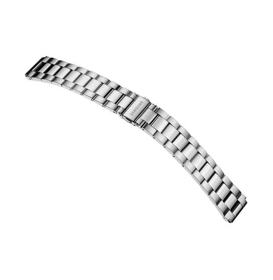 Dit is een zilverkleurige horlogeband van het merk Samsung uit de serie Galaxy Watch 7