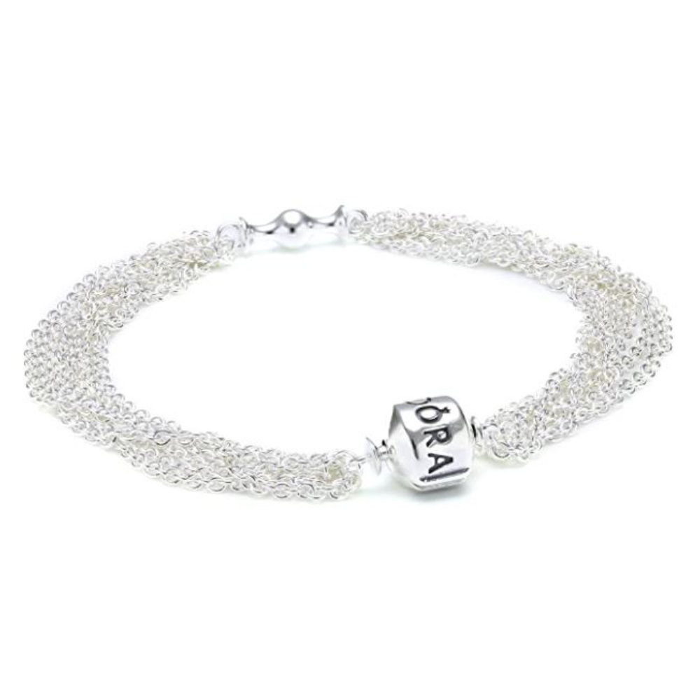 Pandora - Zilveren armband voor 1 clip - 591701-23