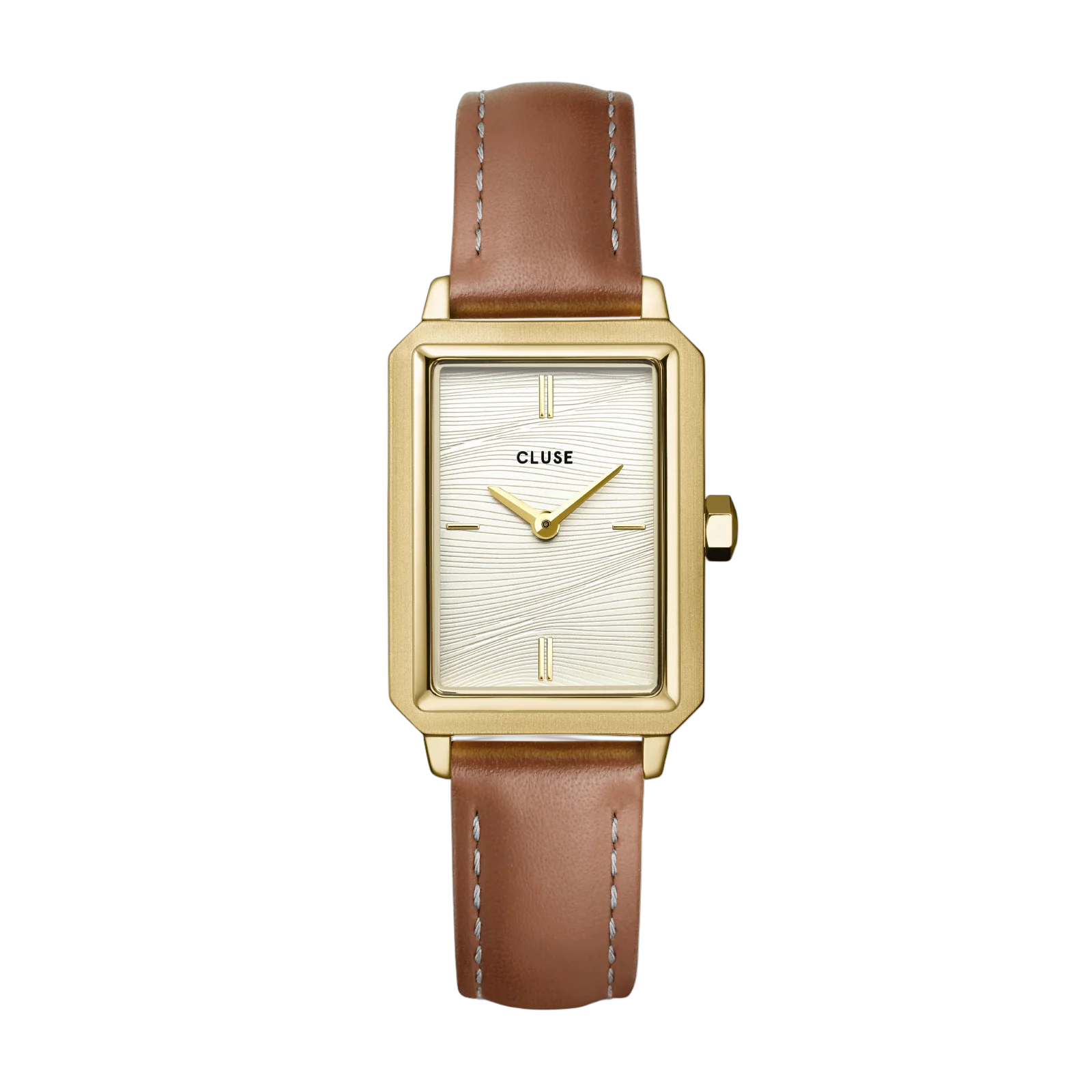 De Cluse horloge CW11515 is een elegante dameshorloge met een bruine band en een roestvrijstalen kast. Dit model heeft geen datumfunctie, waardoor het design strak en minimalistisch blijft. Draag deze tijdloze horloge met zowel casual als zakelijke outfits voor een verfijnde uitstraling. Perfect voor dagelijks gebruik en speciale gelegenheden.