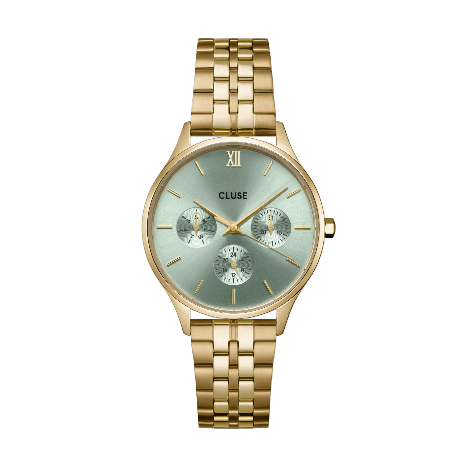 De Cluse Horloge CW10709 is een stijlvolle en minimalistische dameshorloge. Met zijn verfijnde ontwerp past het perfect bij elke outfit, van casual tot chic. De horloge heeft een comfortabele en verstelbare band. Het beste te dragen rond de pols, waardoor het de perfecte aanvulling is op zowel je dagelijkse als formele look.