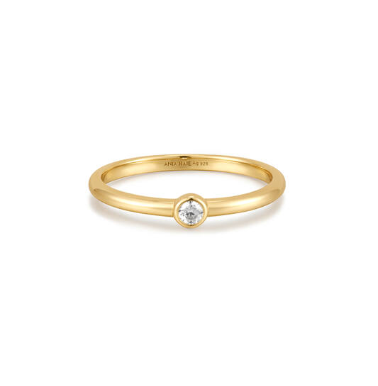 Ania Haie AH R059-02G Sunshine Chaser Dames Ring - Minimalistische Ring