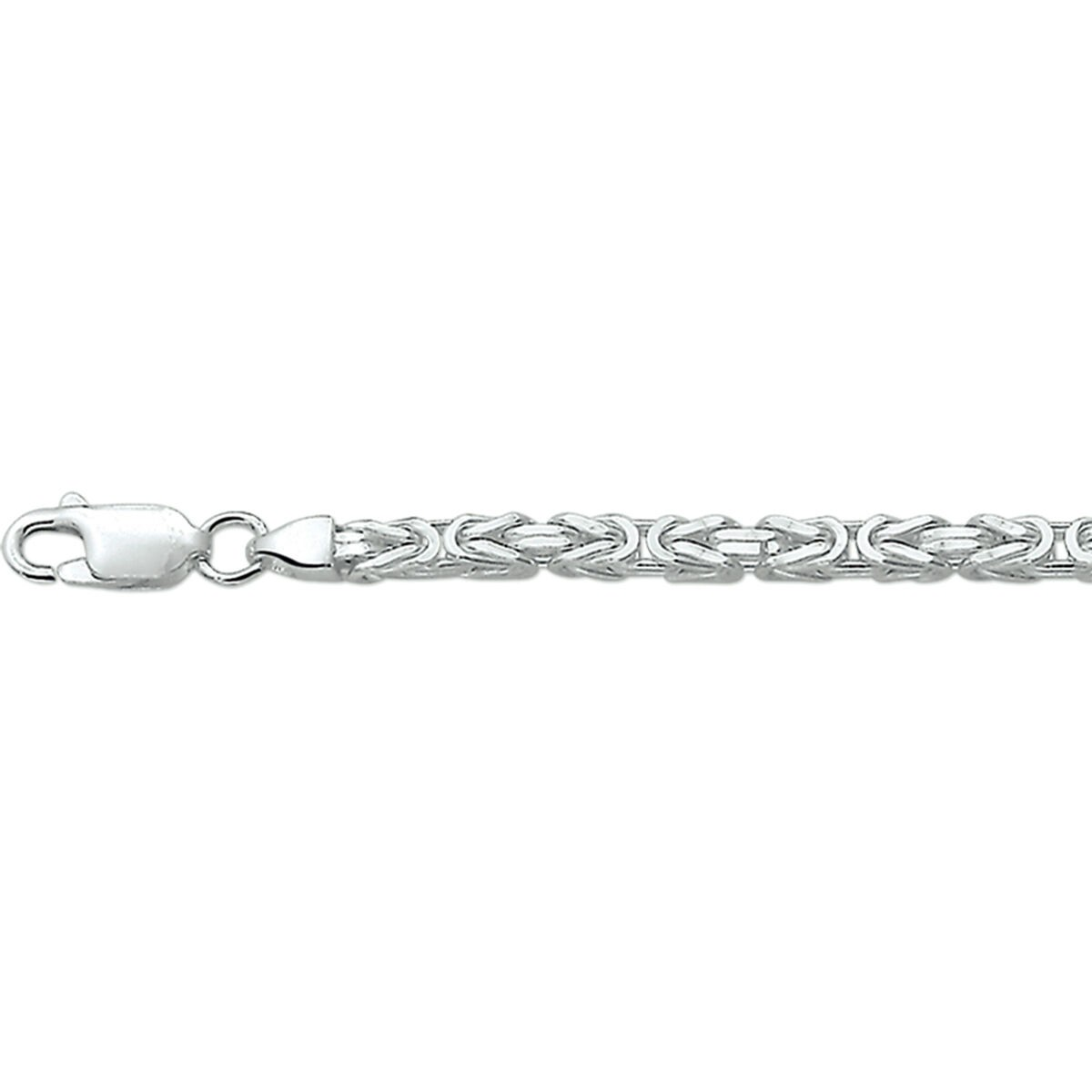 De Armband met een Koning Schakel maakt deel uit van de Van Zaanen Zilver Collectie. Deze armband van 20 cm met een dikte van 4 mm, straalt elegantie uit. Draag het solo voor een verfijnde look of combineer met andere armbanden voor een trendy layering effect.