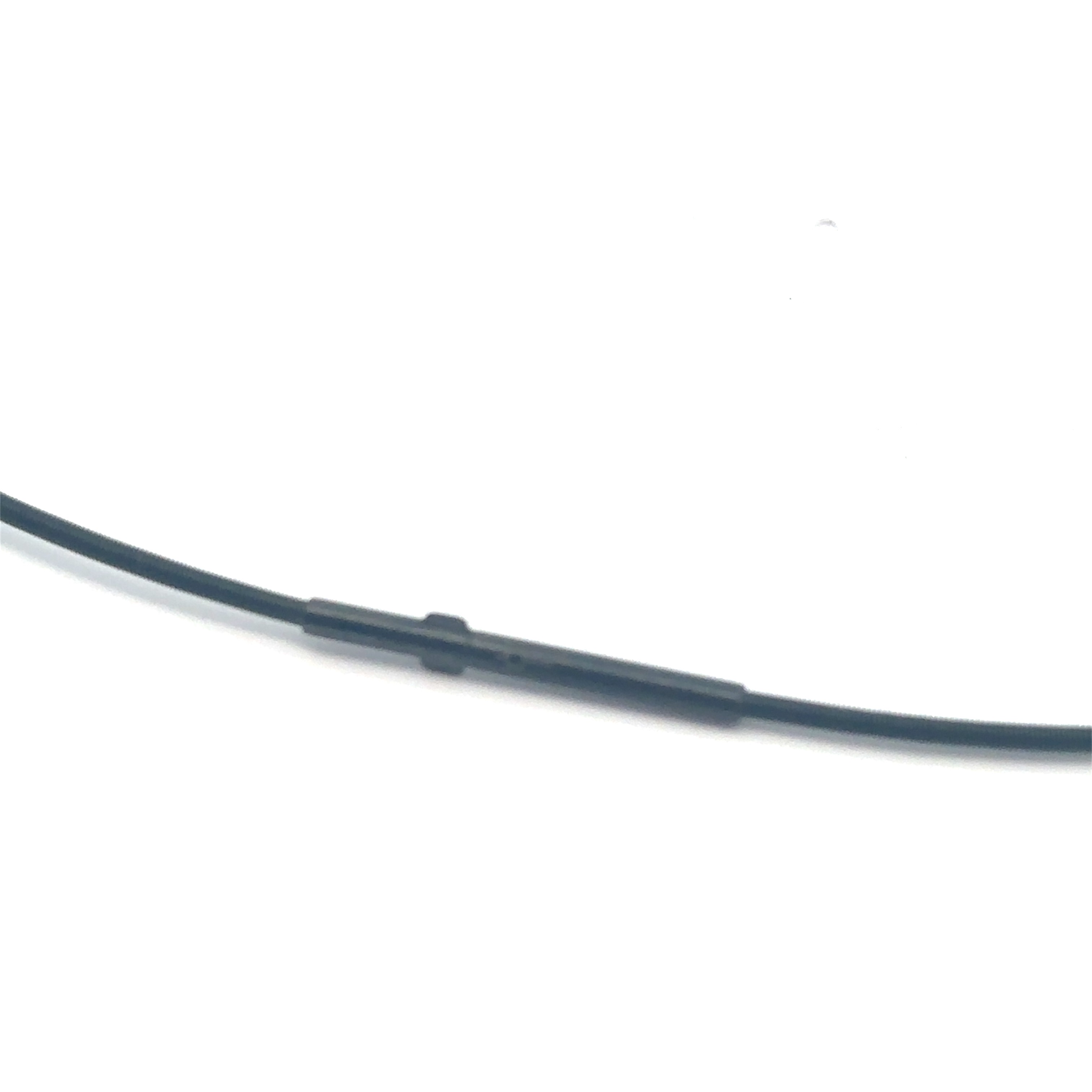 Silikonseil in schwarz, Lä. 42, D 3mm