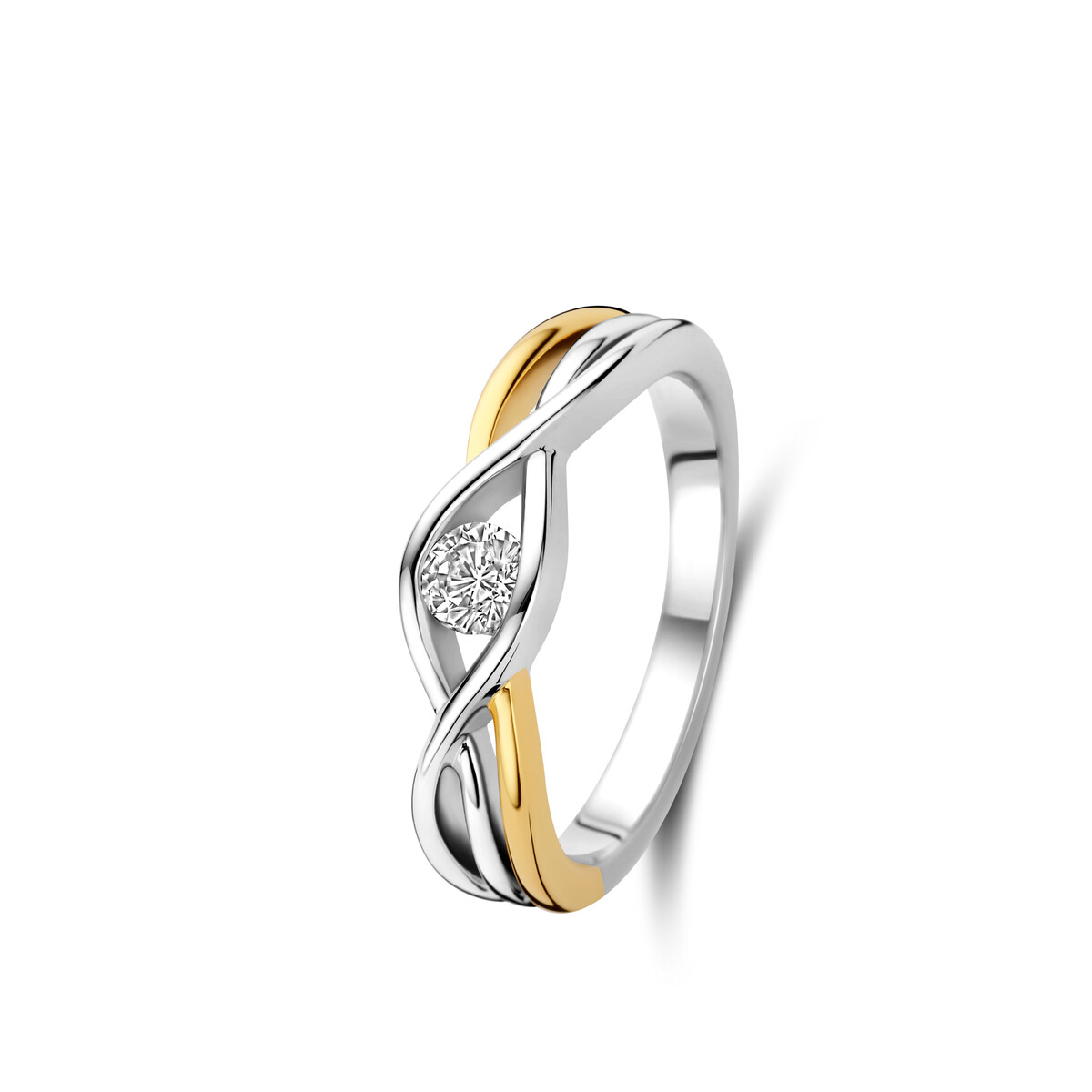 zilveren ring met zirkonia