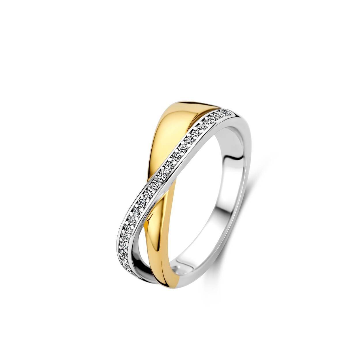 zilveren ring met zirkoon
