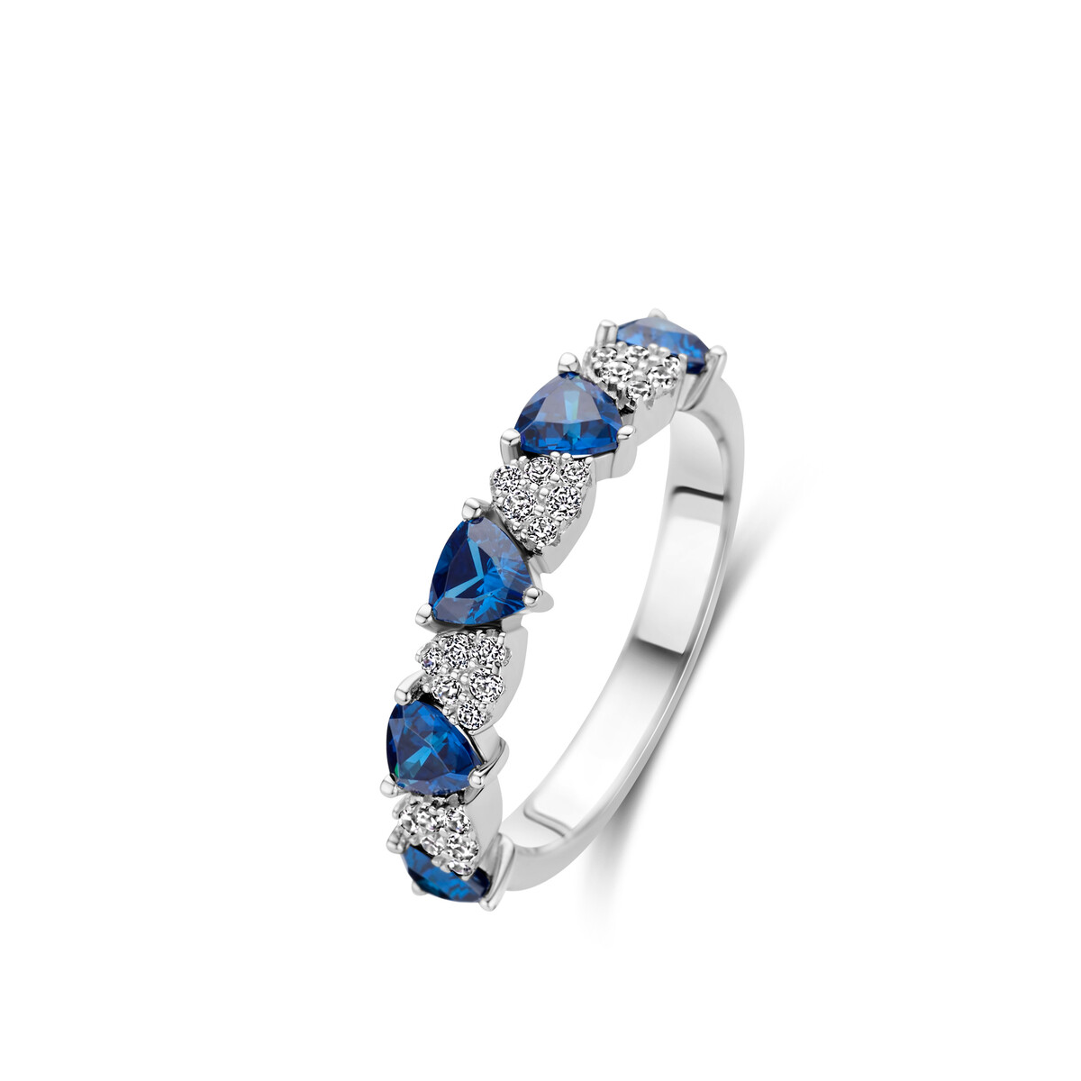zilveren ring met zirkoon