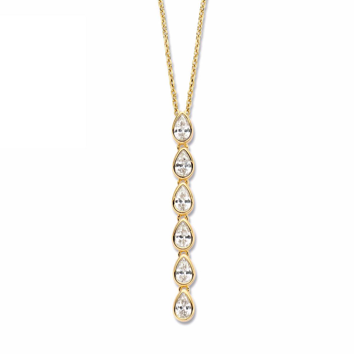 zilver vergulde hanger