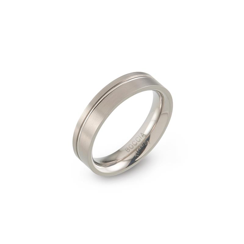 Boccia Titanium 0149-0157 ring - Titanium - Zilverkleurig