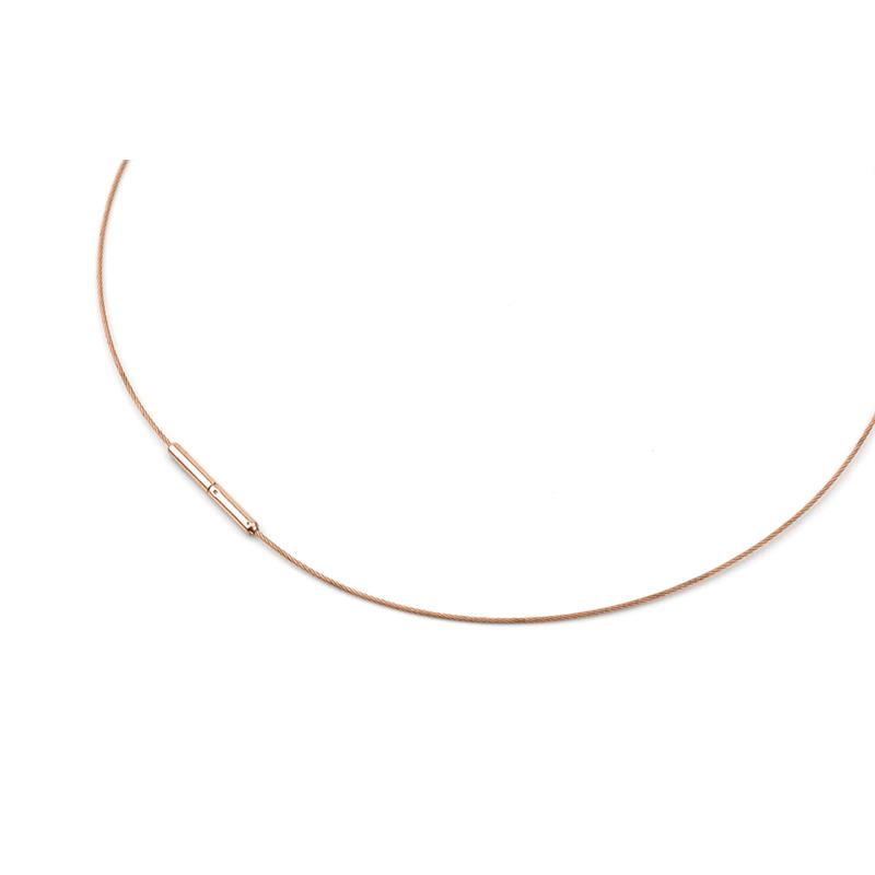 Boccia Titanium 0802-03
Aan deze ros�kleurige ketting van Boccia Titanium kun je een hanger hangen. De ketting is van staal en heeft een titanium sluiting.

