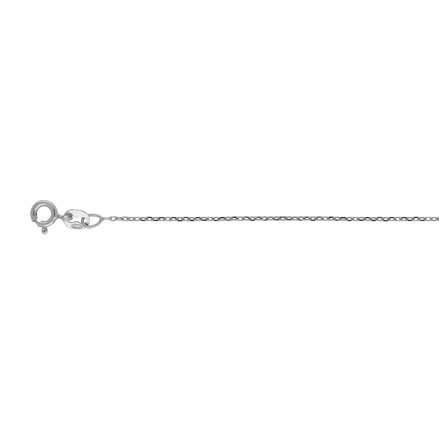 Zilver Anker Schakel Collier 45cm