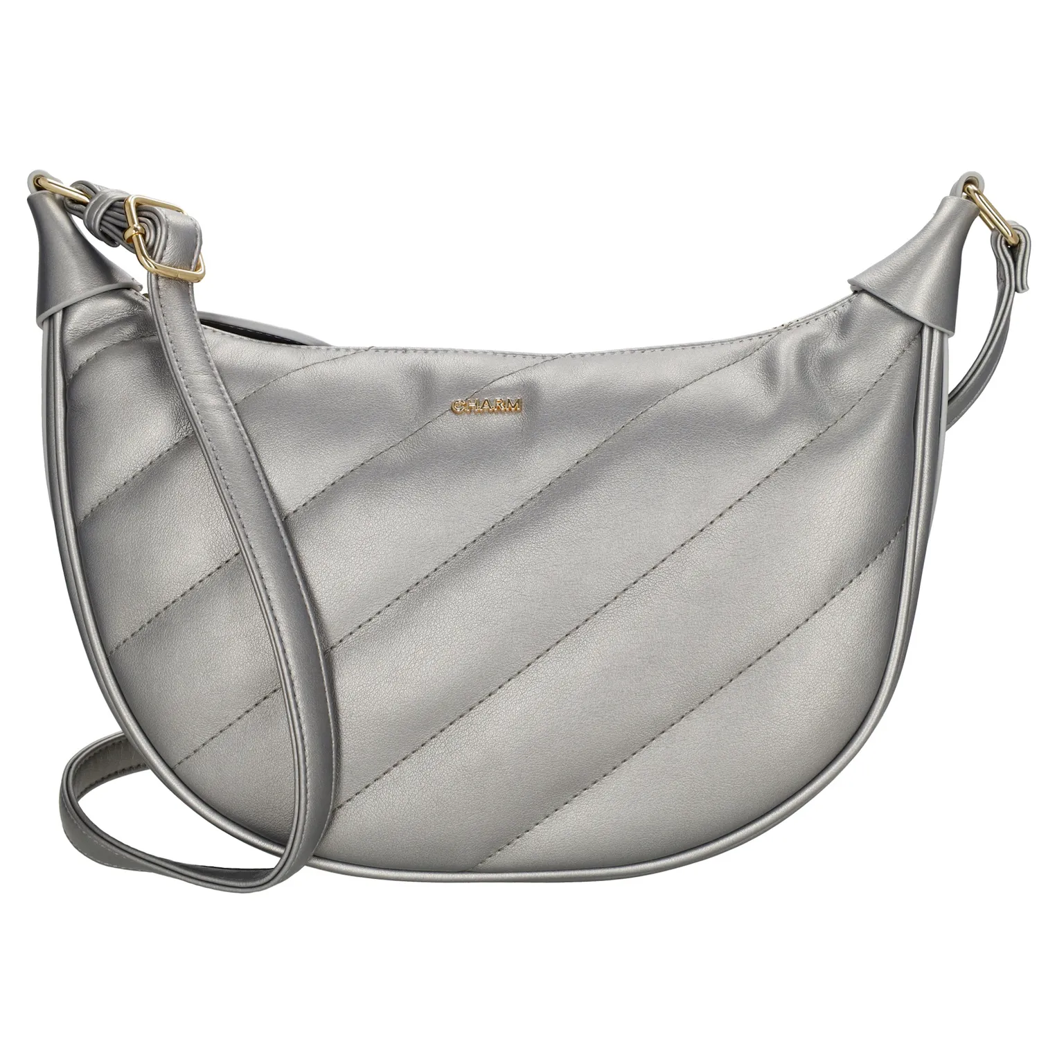 Deze schoudertas van Charm London is een must-have voor je collectie. Naast het stijlvolle ontwerp is deze crossbody tas ook uiterst praktisch. De binnenkant heeft twee insteekvakken en een ritsvak voor al je benodigdheden. Aan de achterkant bevindt zich een extra ritsvak voor snelle toegang tot je essentials. De tas is voorzien van een verstelbare schouderband, zodat je de tas kunt dragen op de ideale hoogte voor jouw comfort. Of je nu naar het werk gaat of een dagje uit, deze tas is zowel functioneel als modieus en past bij elke gelegenheid.

Kenmerken:

Twee insteekvakken en een ritsvak aan de binnenkant
Extra ritsvak aan de achterkant voor snelle toegang
Verstelbare schouderband voor optimaal draagcomfort
Stijlvol en veelzijdig design, geschikt voor elke gelegenheid