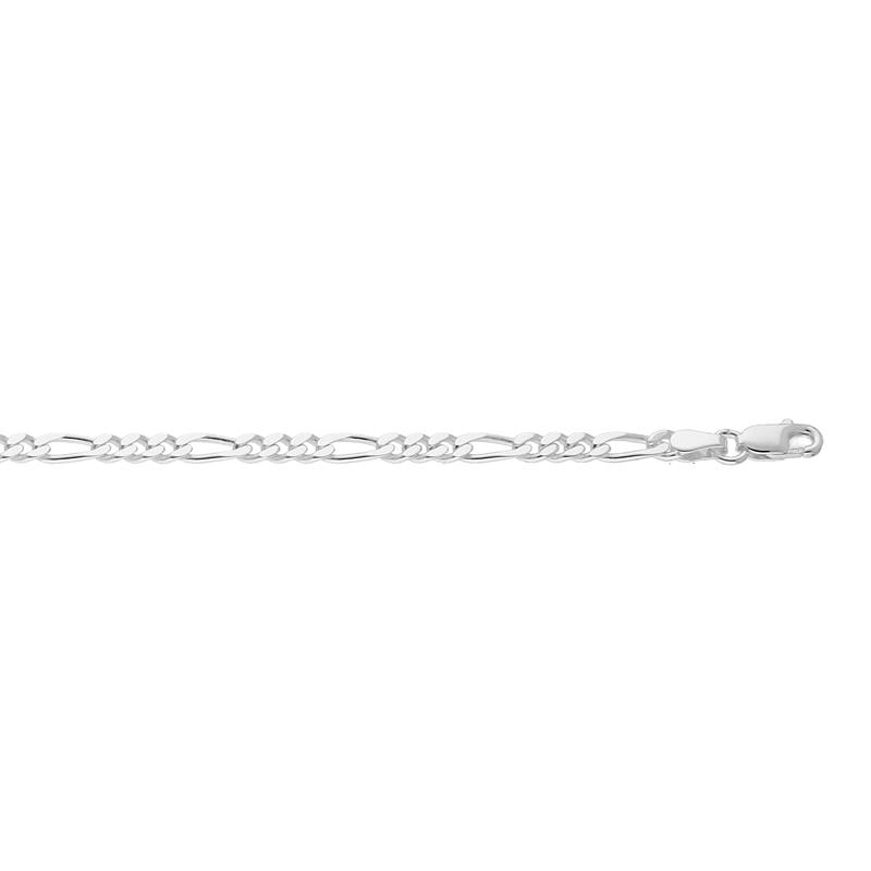 Zilveren figaro armband 3.5mm. breed