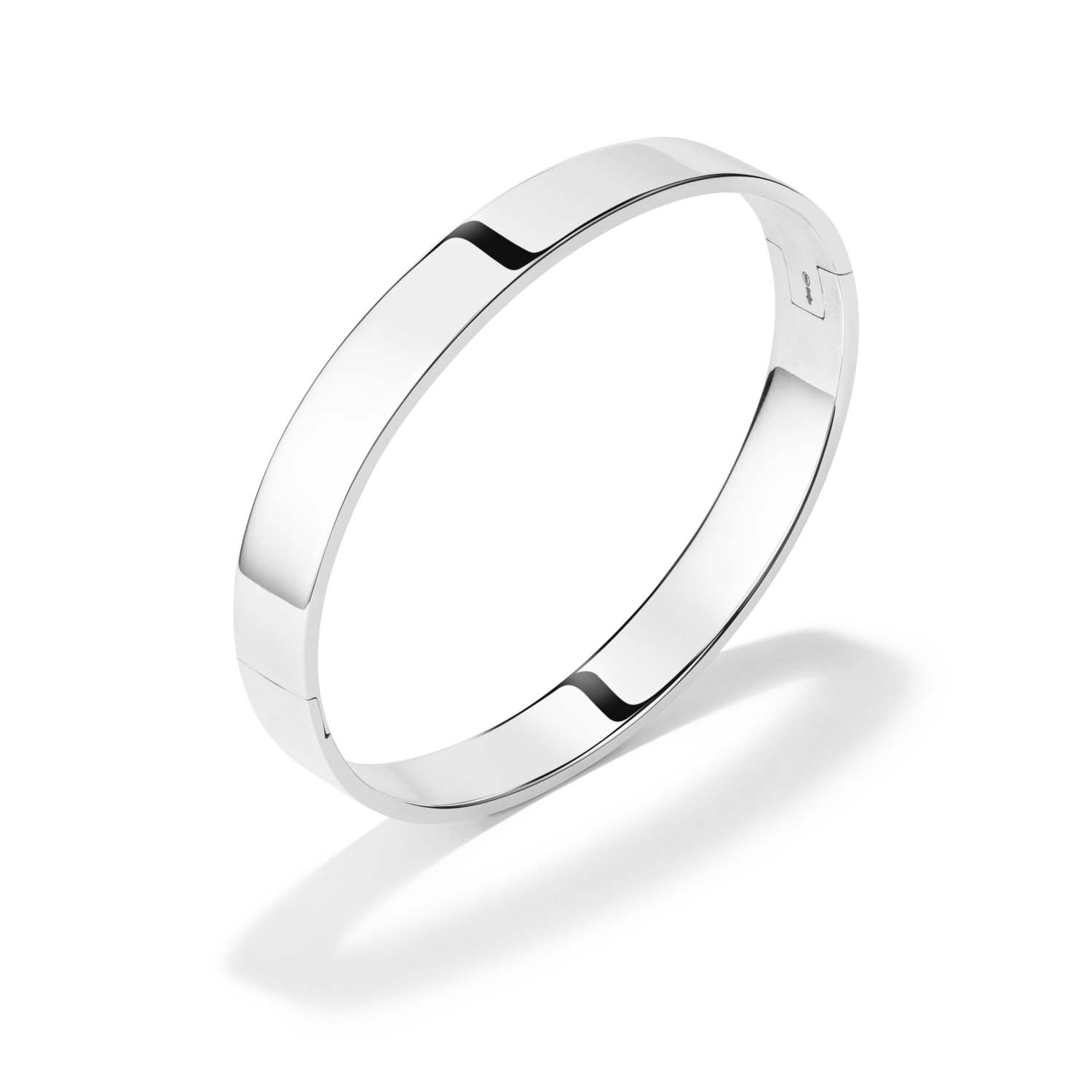 zilveren bangle, 10mm, massief